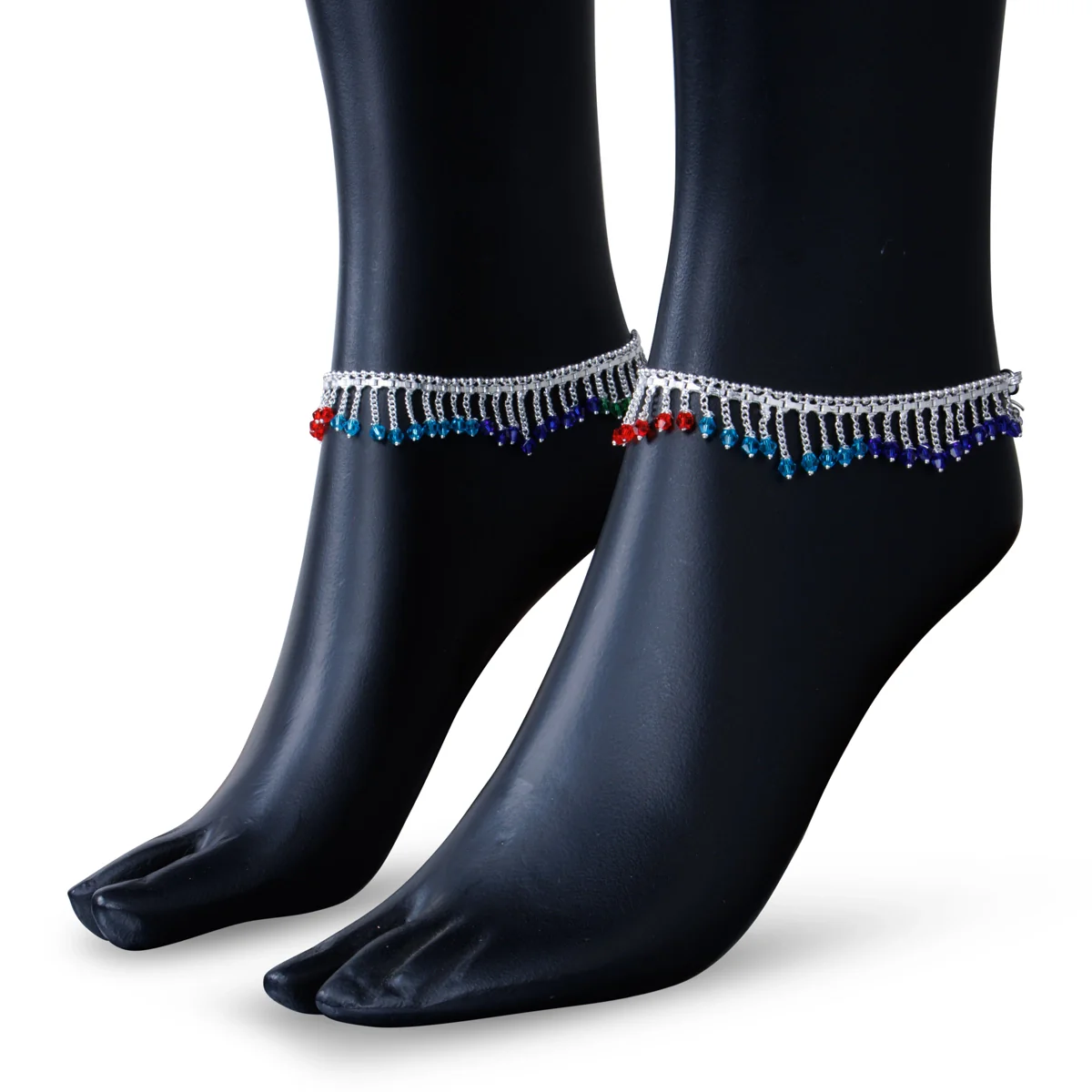 Kolusu Pair | Payal Anklet/ Foot Anklet/ White Metal Designer Anklet Jewelry for Women/ Assorted Design