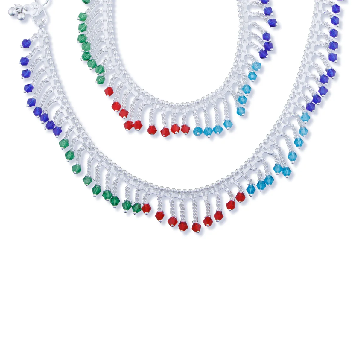 Kolusu Pair | Payal Anklet/ Foot Anklet/ White Metal Designer Anklet Jewelry for Women/ Assorted Design - Image 7