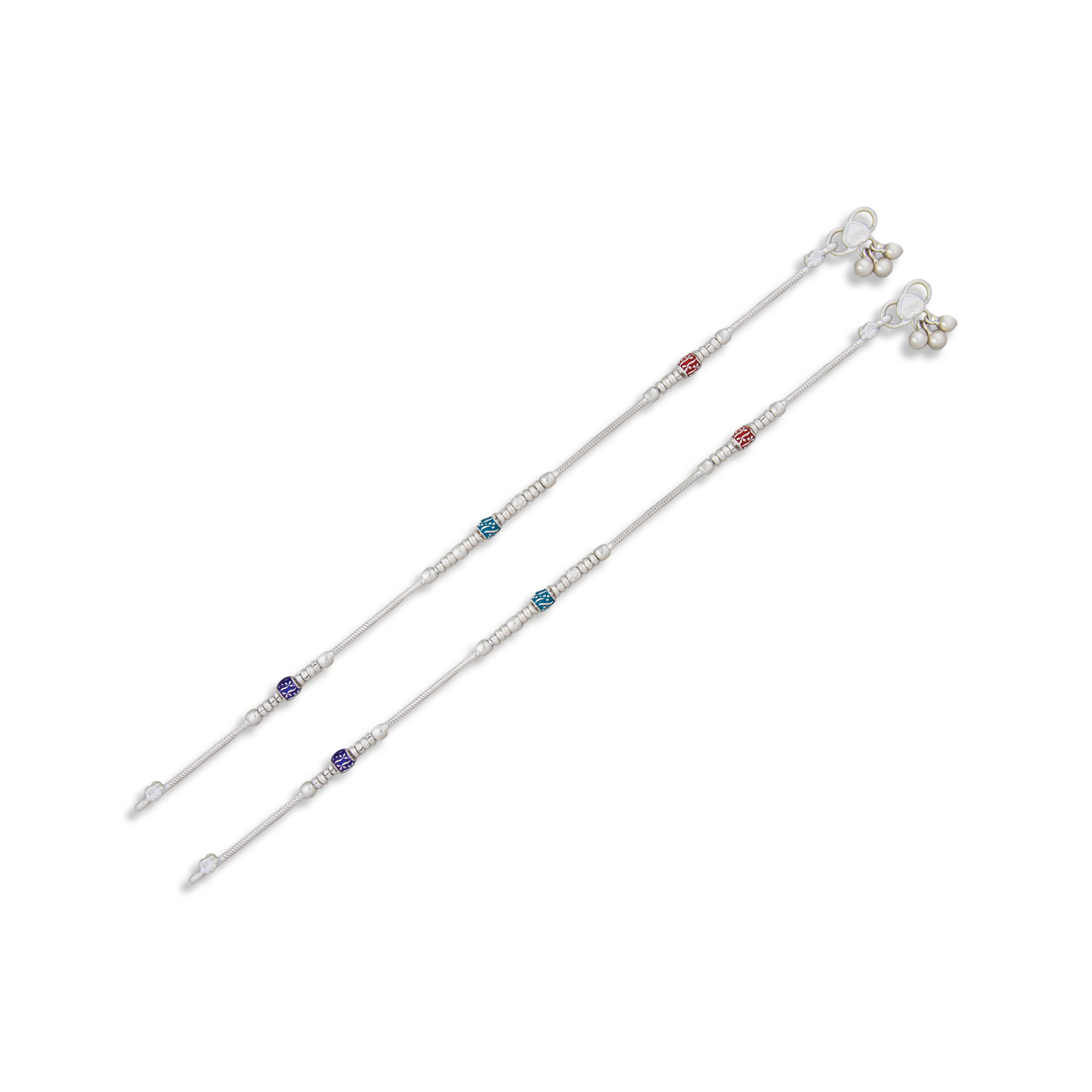 Kolusu | Silver Anklet/ Jewellery for Women/ 34.03 Gms Approx - Image 4
