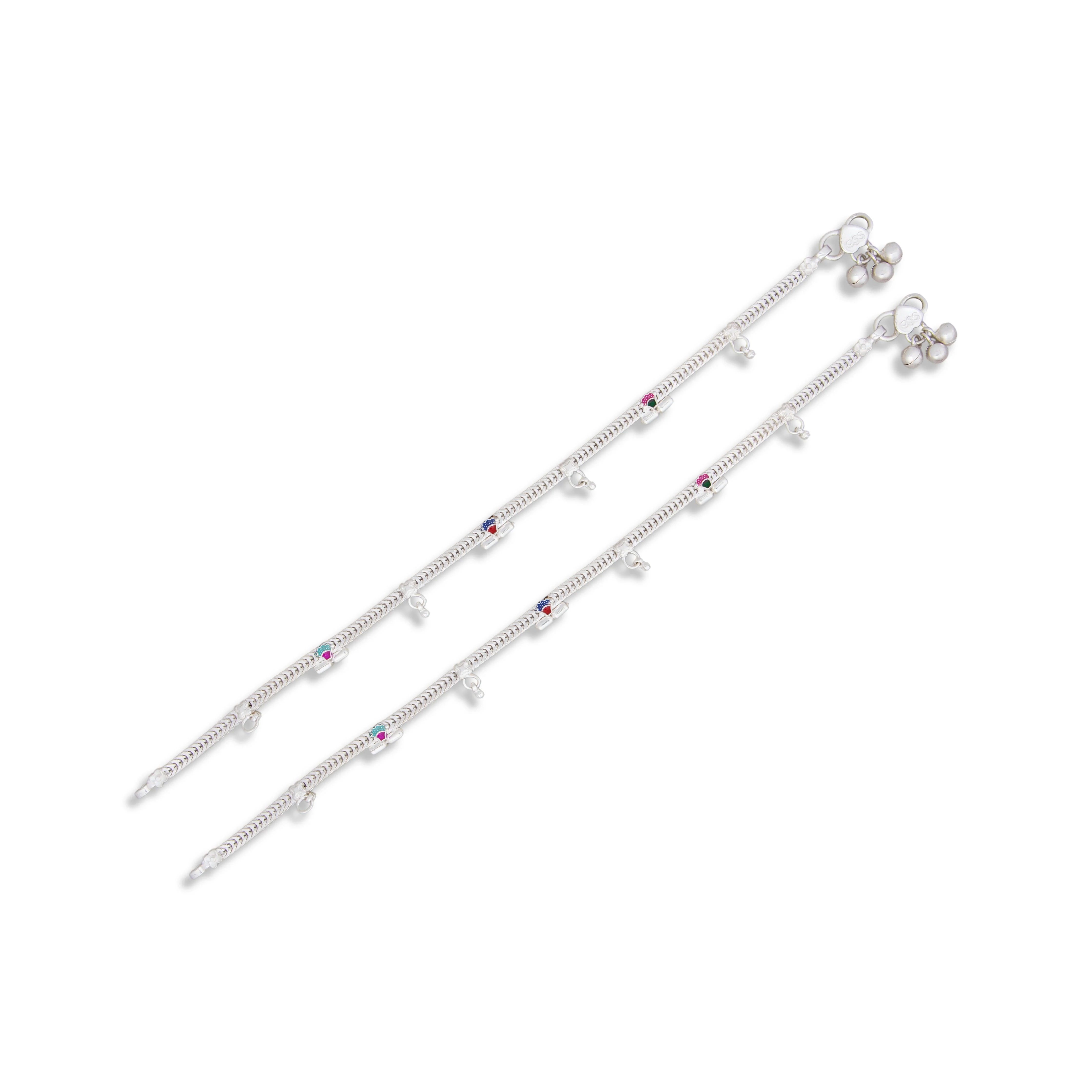 Kolusu | Silver Anklet/ Jewellery for Women/ 34.03 Gms Approx - Image 6