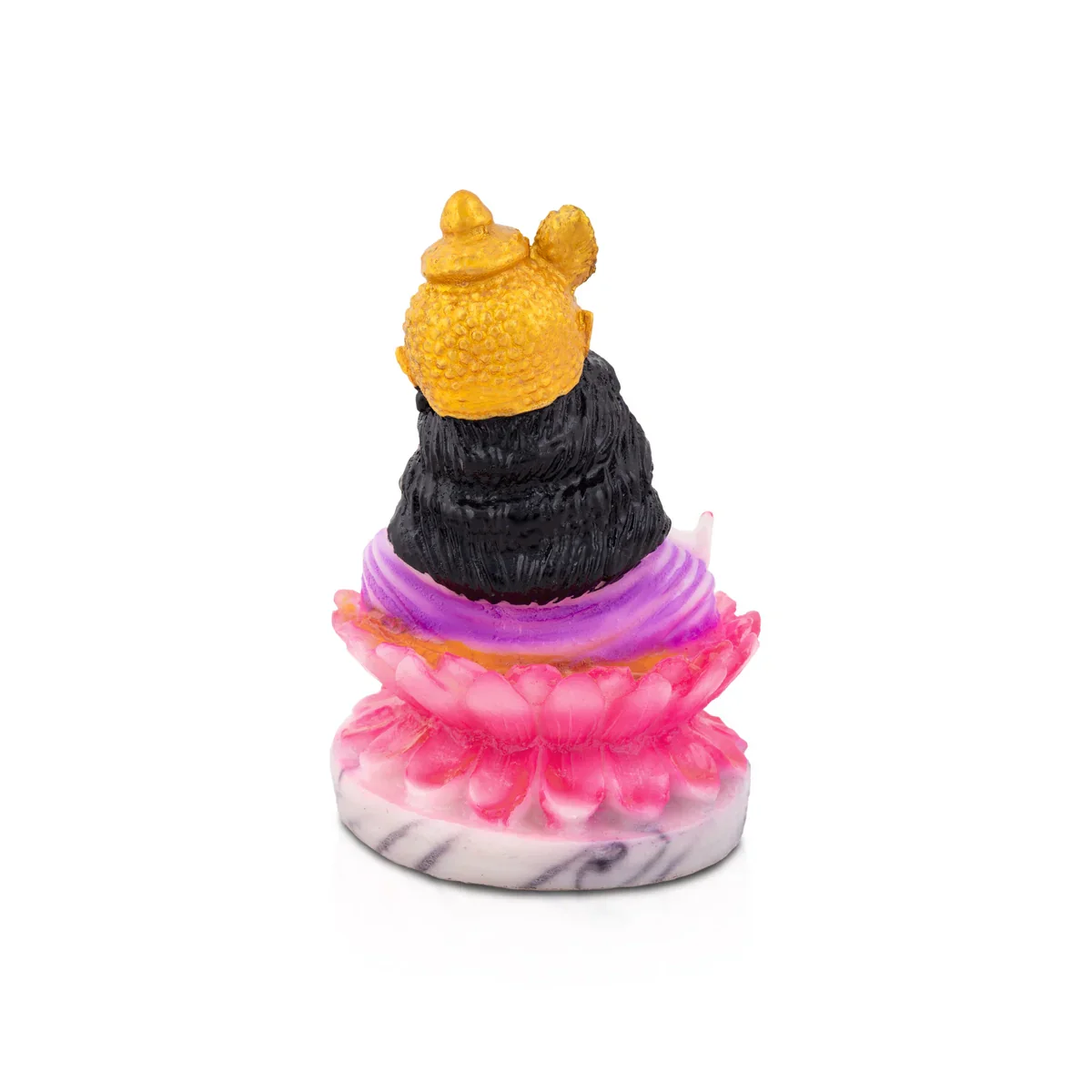 Krishna Bust - 4.5 x 2.75 Inches | Marble Dust Krishna Idol/ Krishna Murti for Pooja - Image 4