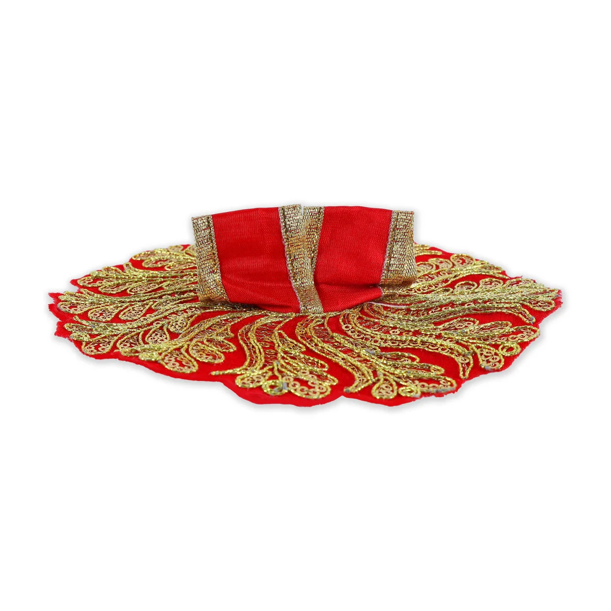 Krishna Dress - 4 x 6 Inches | Laddu Gopal Dress/ Embroidery Kanha Ji Dress for Janmashtami/ Assorted Colours - Image 5