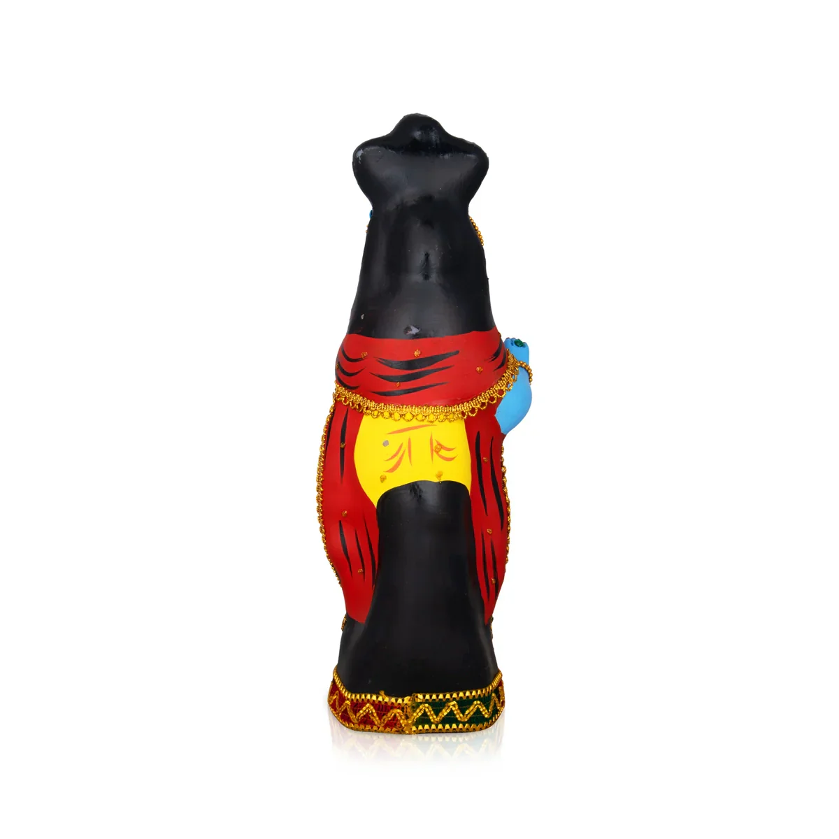 Krishna Statue With Alankaram - 14 x 6 Inches | Fibre Idol/ Krishna Idol for Pooja - Image 4