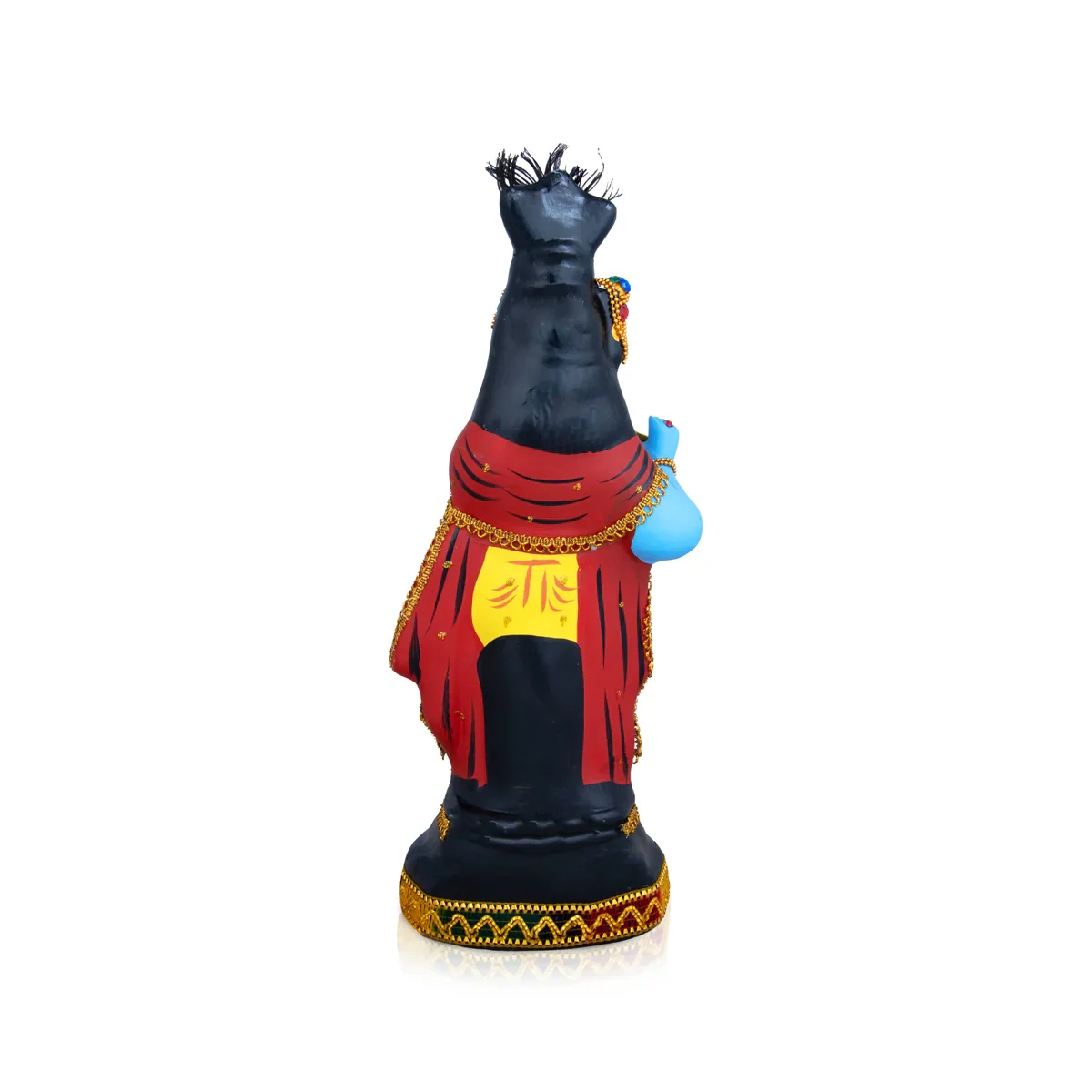 Krishna Statue With Alankaram - 17 x 6 Inches | Fibre Idol/ Krishna Idol for Pooja - Image 4