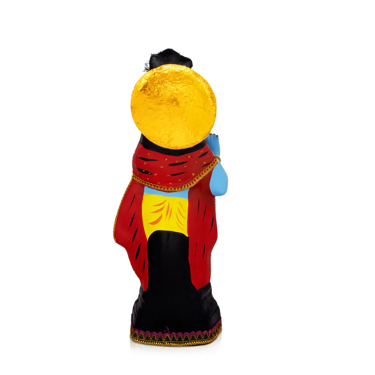 Krishna Statue With Alankaram - 22 x 8 Inches | Fibre Idol/ Krishna Idol for Pooja - Image 4