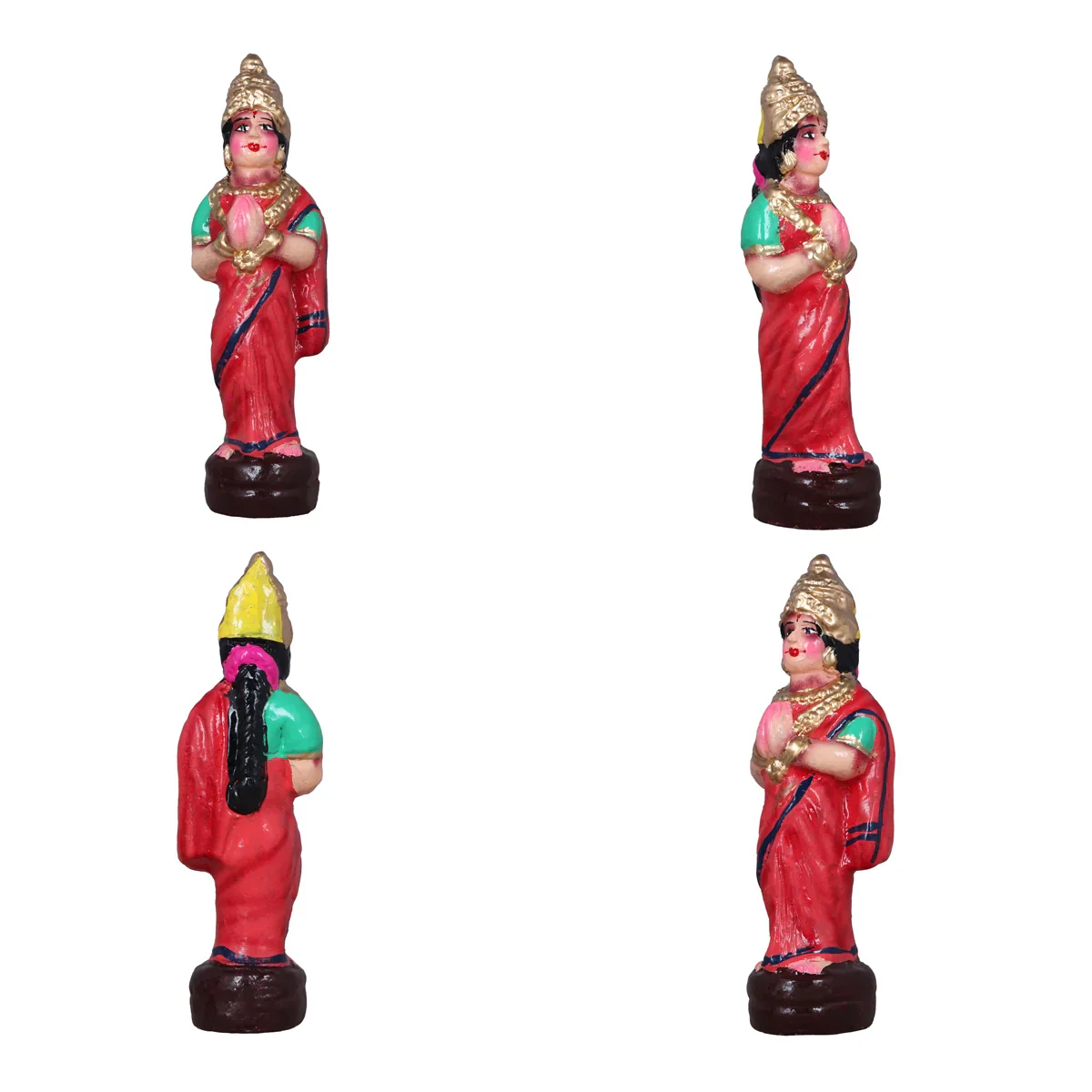 Krishna Thulabharam Clay Golu Bommai Set - 12 Inches | Giri Golu Doll/ Navaratri Golu Bomma/Gombe/Bommai - Image 3