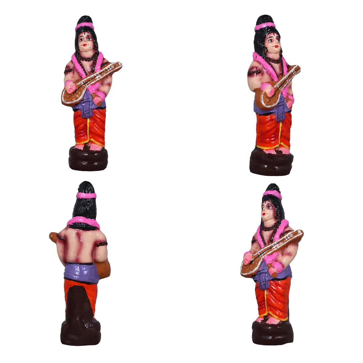 Krishna Thulabharam Clay Golu Bommai Set - 12 Inches | Giri Golu Doll/ Navaratri Golu Bomma/Gombe/Bommai - Image 4