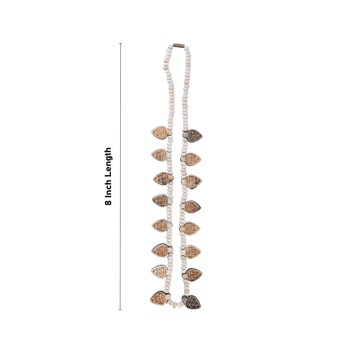 Krishna Tulasi Mala With 16 Leaf - 8 Inches | Thulasi Malai/ Tulsi Kanthi Mala For Deity Adornment - Image 3