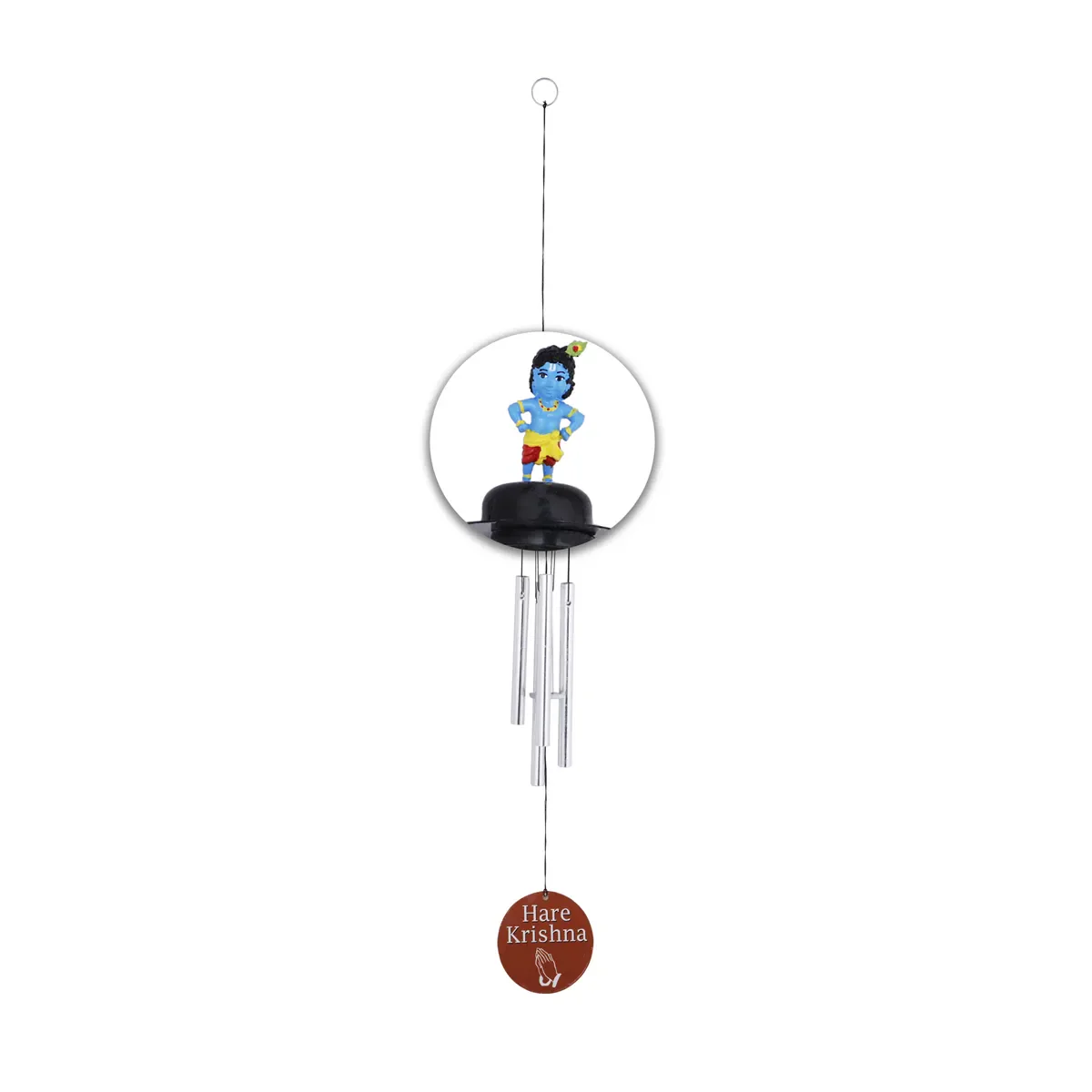 Krishna Wind Chime - 10.4 X 4 Inches | Hanging Chime/ Feng Shui Chime For Home Decor & Positive Energy - Image 4