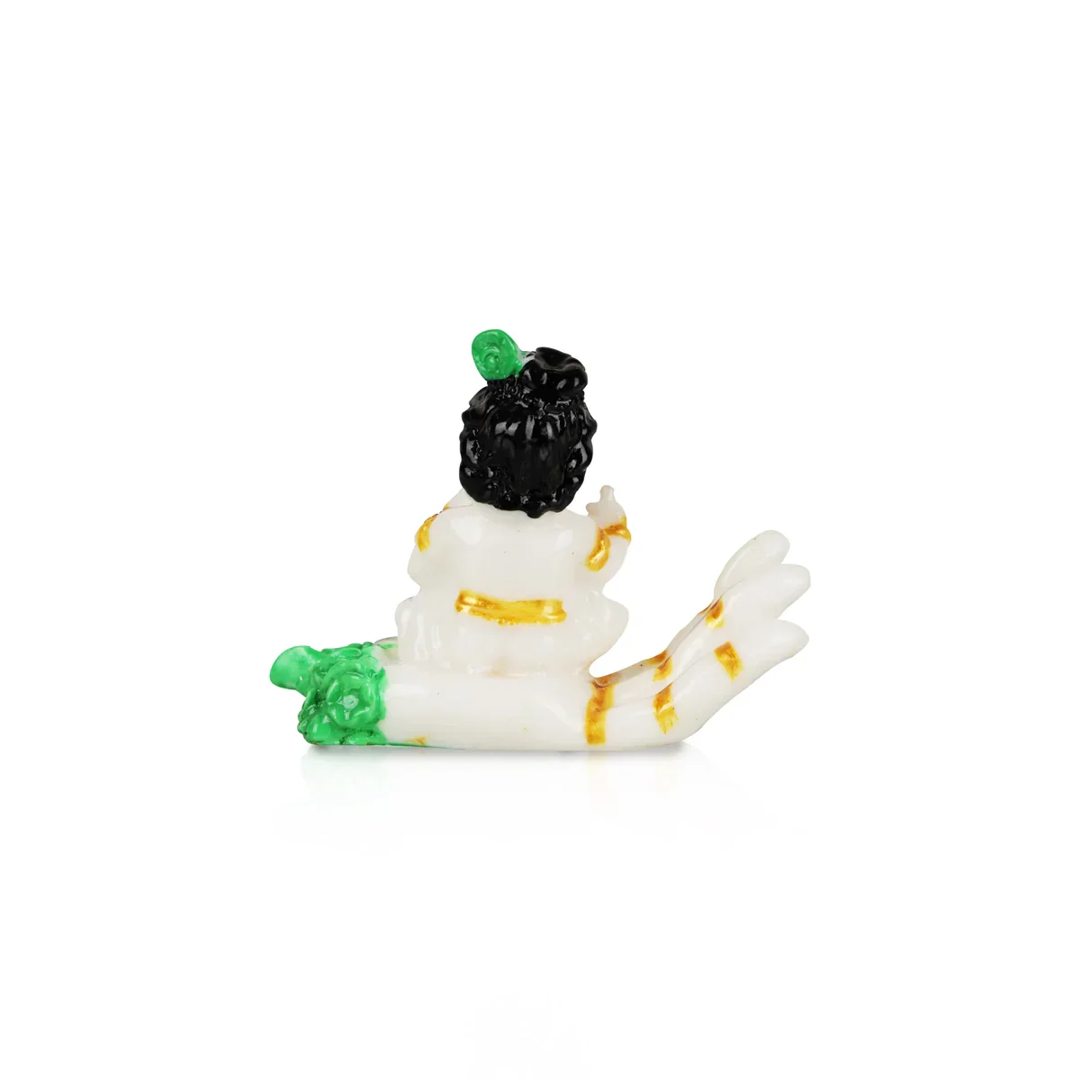 Krishnan Statue - 2.5 x 3 Inches | Marble Dust Krishna Idol/ Lord Krishna Statue for Pooja - Image 5