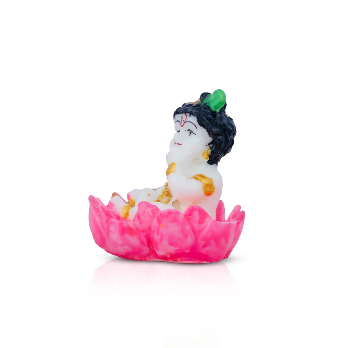 Krishnan Statue - 2 x 2 Inches | Resin Statue/ Krishna Idol for Pooja - Image 3