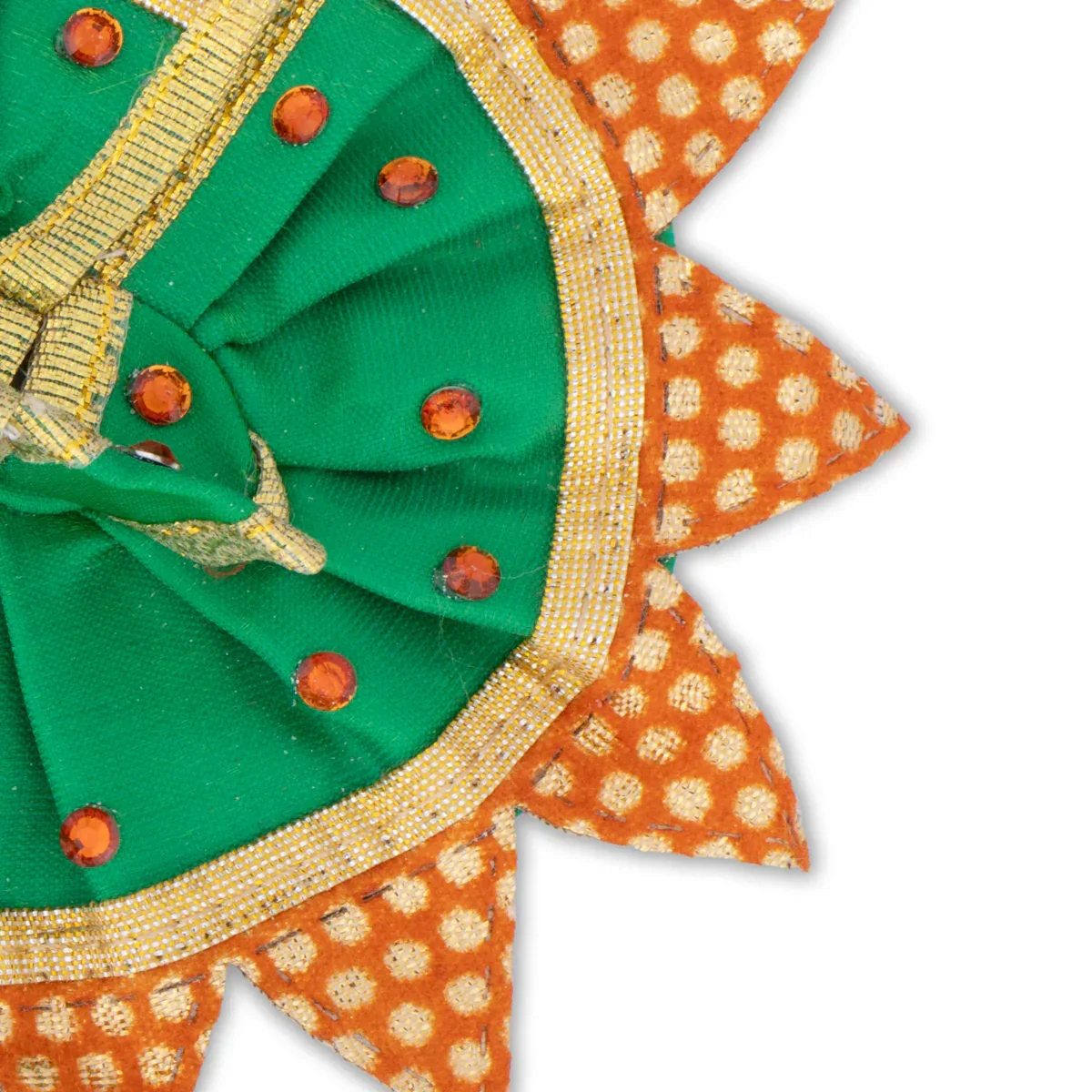 Krishnar Dress - 4.5 Inches | Satin Krishna Idol Dress for Deity/ Assorted Colour & Design - Image 10