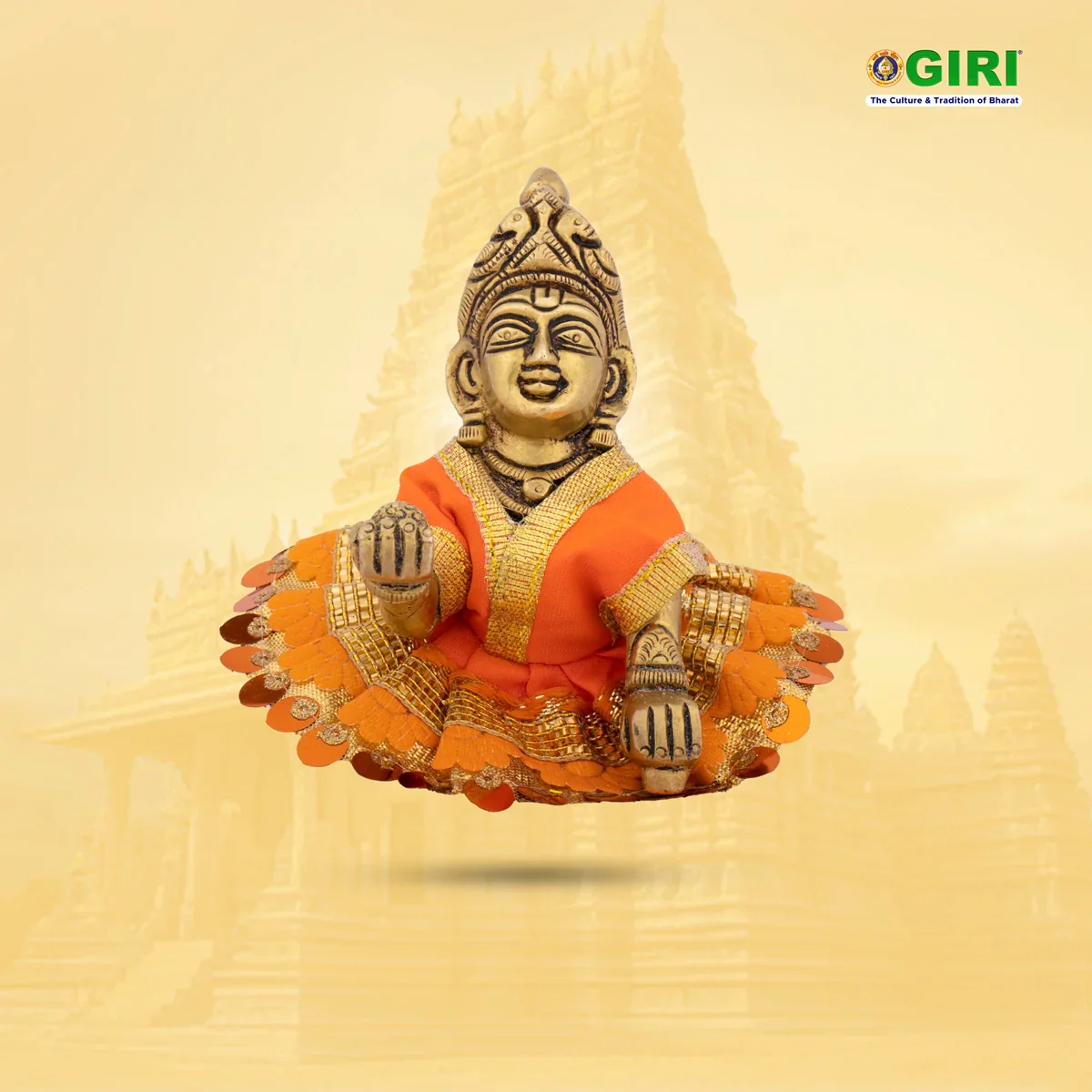 Krishnar Dress - 4.5 Inches | Satin Krishna Idol Dress for Deity/ Assorted Colour & Design - Image 21