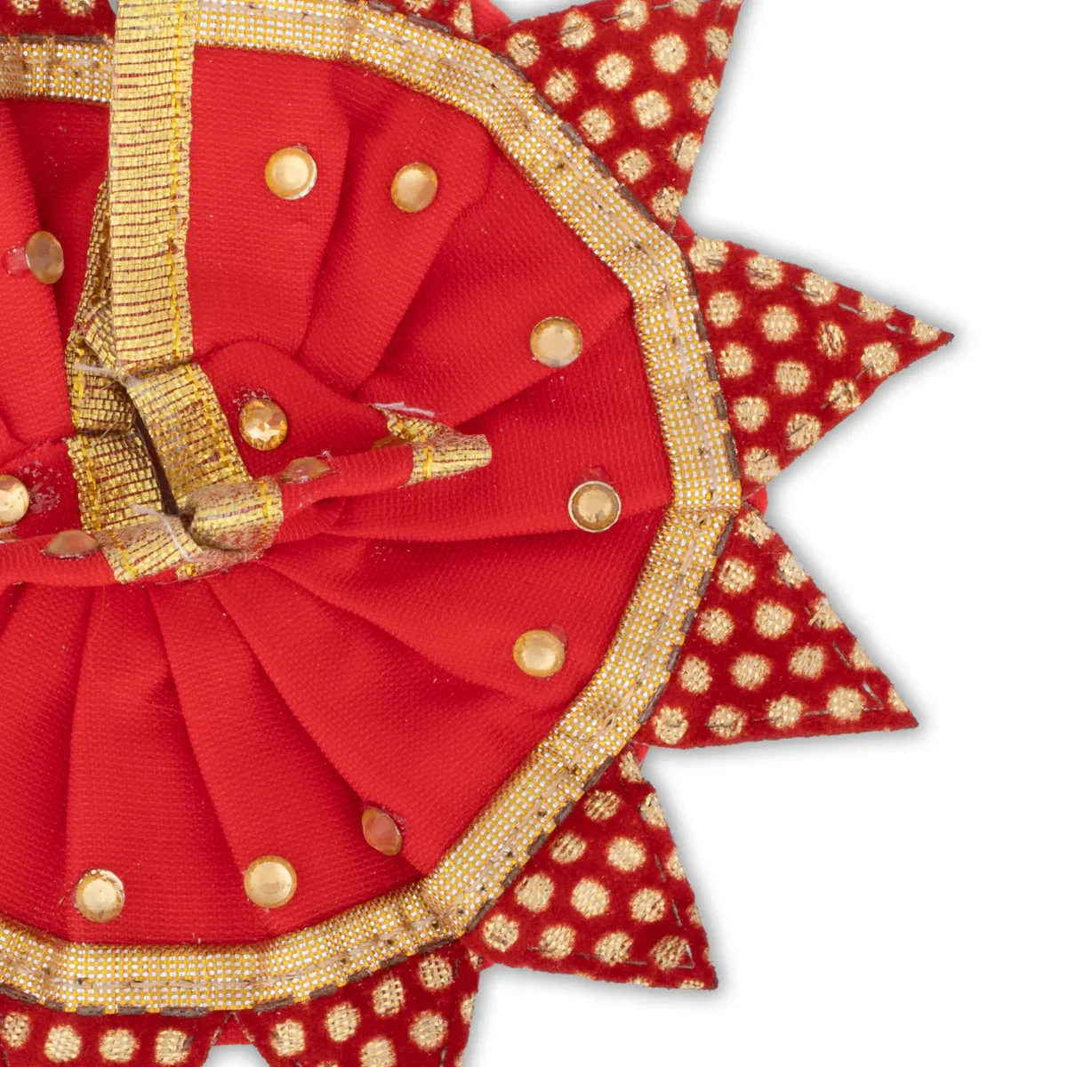 Krishnar Dress - 4.5 Inches | Satin Krishna Idol Dress for Deity/ Assorted Colour & Design - Image 9