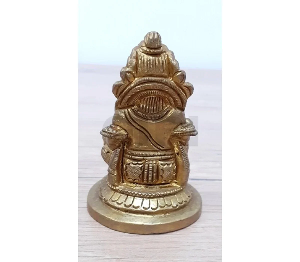 Kuber Murti - 3 Inches | Antique Brass Statue/ Kubera God Statue/ 300 Gms Approx - Image 4