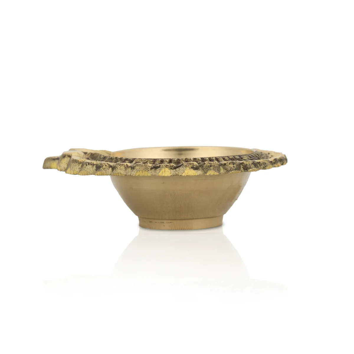 Kubera Lakshmi Vilakku - 1 x 3 Inches | Brass Lamp/ Brass Deepam/ Laxmi Kubera Deepam for Pooja - Image 2