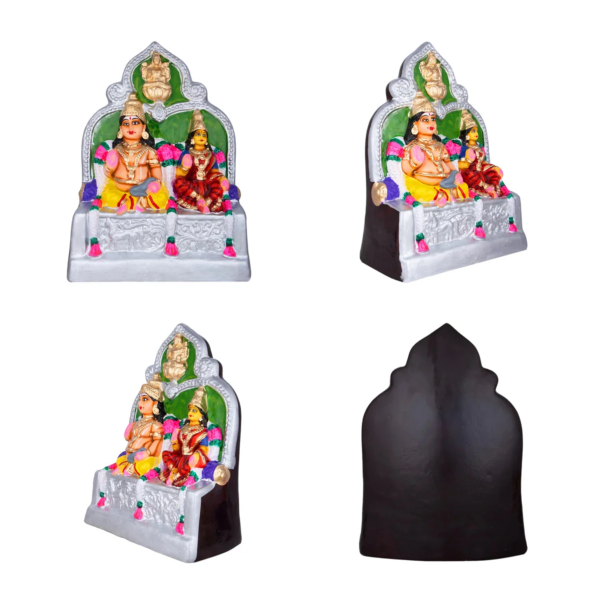 Kuberan Paper Mache Golu Bommai Set - 12 x 9 Inches | Giri Golu Doll/ Navaratri Golu Bomma/Bommai/Gombe - Image 3