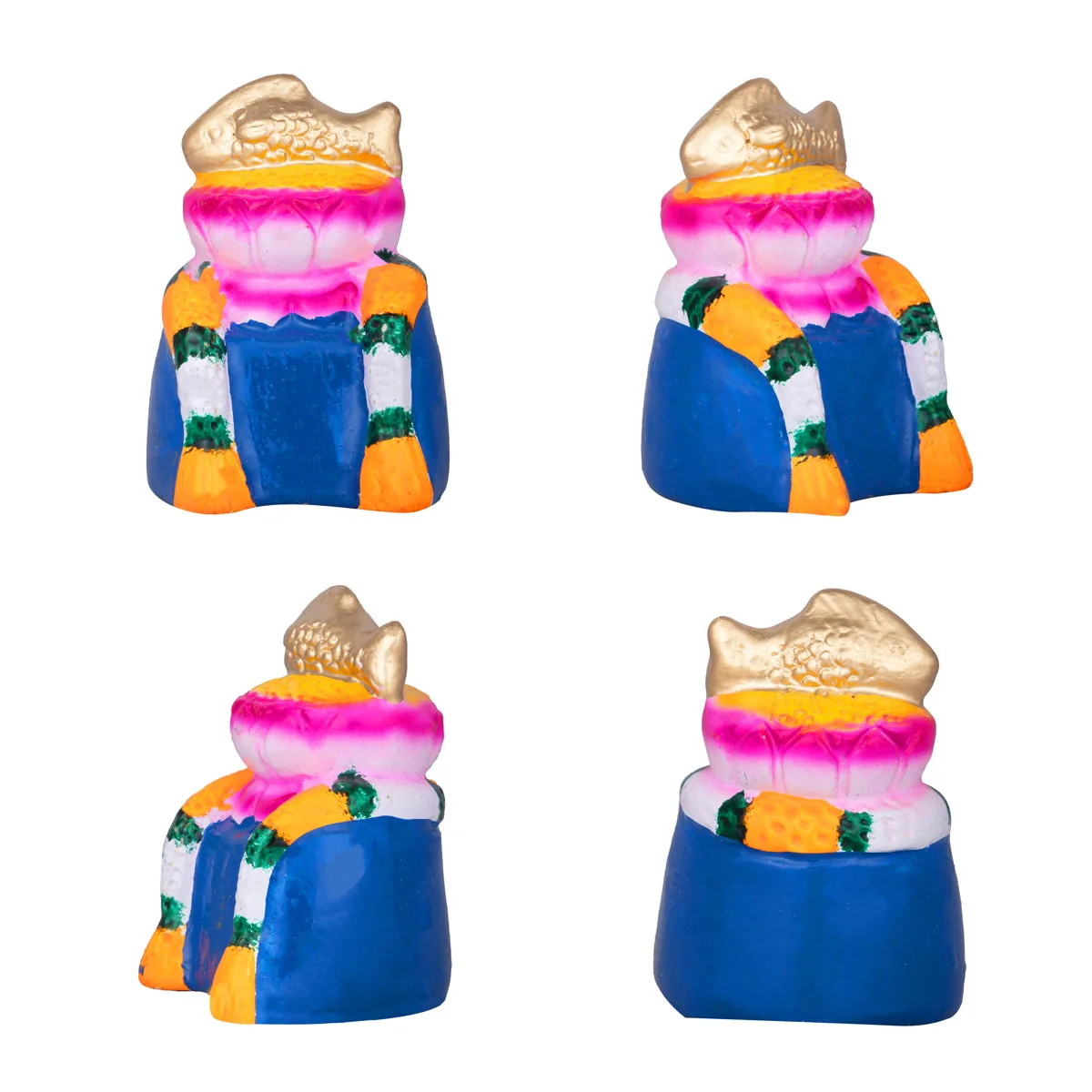 Kuberan Paper Mache Golu Bommai Set - 12 x 9 Inches | Giri Golu Doll/ Navaratri Golu Bomma/Bommai/Gombe - Image 4