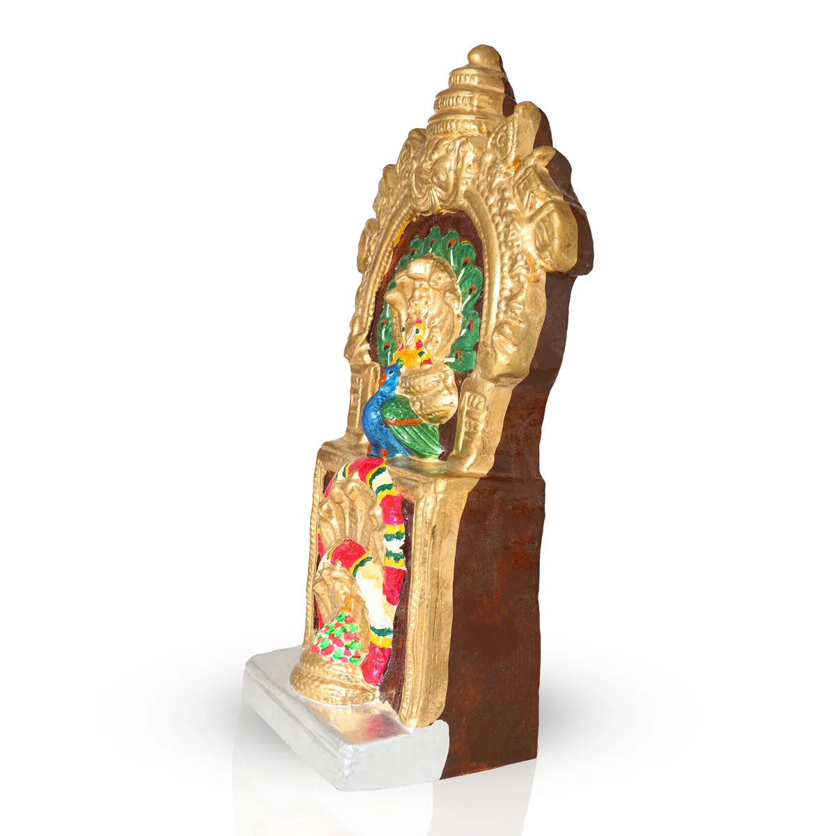 Kukke Subramanyar Clay Golu Bommai - 14 x 8 Inches | Giri Golu Doll/ Navaratri Golu Bomma/Gombe/Bommai - Image 3