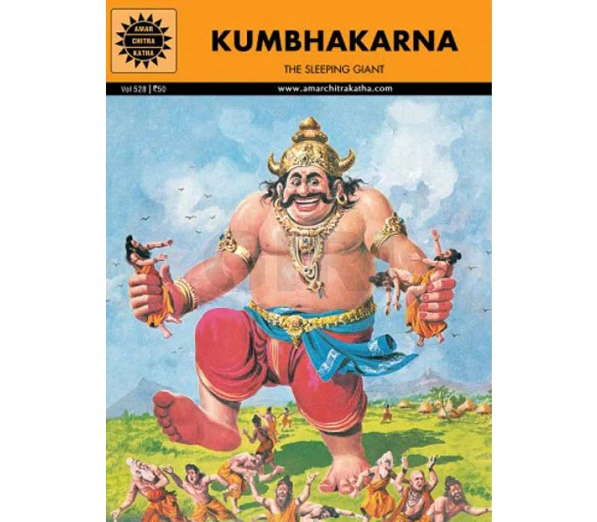 Kumbhakarna - The Sleeping Giant - English | by Subba Rao & Nandini Das/ Story Book