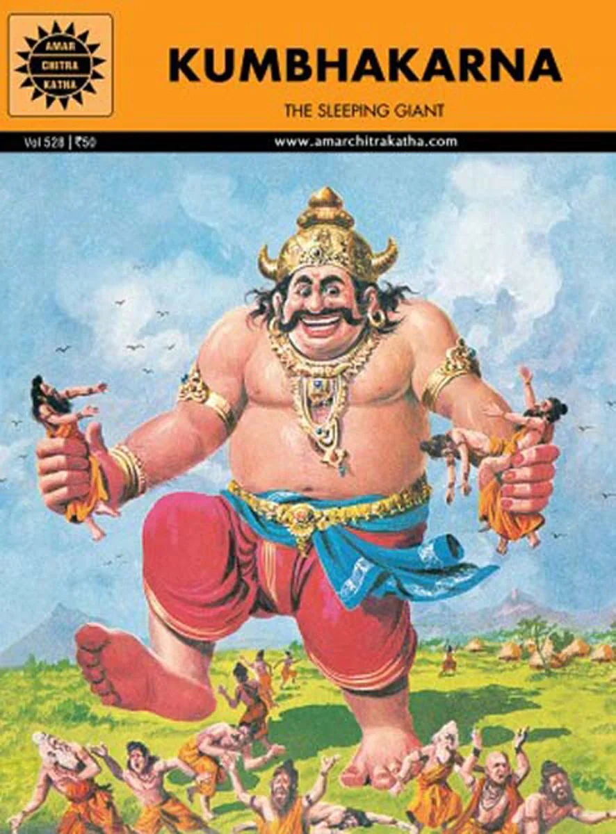 Kumbhakarna - The Sleeping Giant - English | by Subba Rao & Nandini Das/ Story Book - Image 2