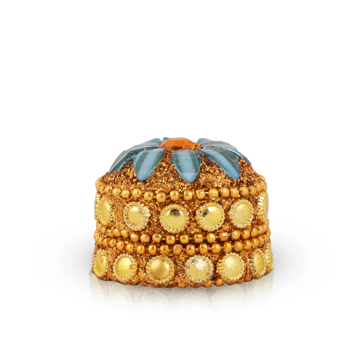 Kumkum Box Set - 1 X 1.5 Inches | 12 Pcs/ Kumkum Bharani/ Sindoor Pot For Storing Kumkum, Haldi And Pooja - Image 3