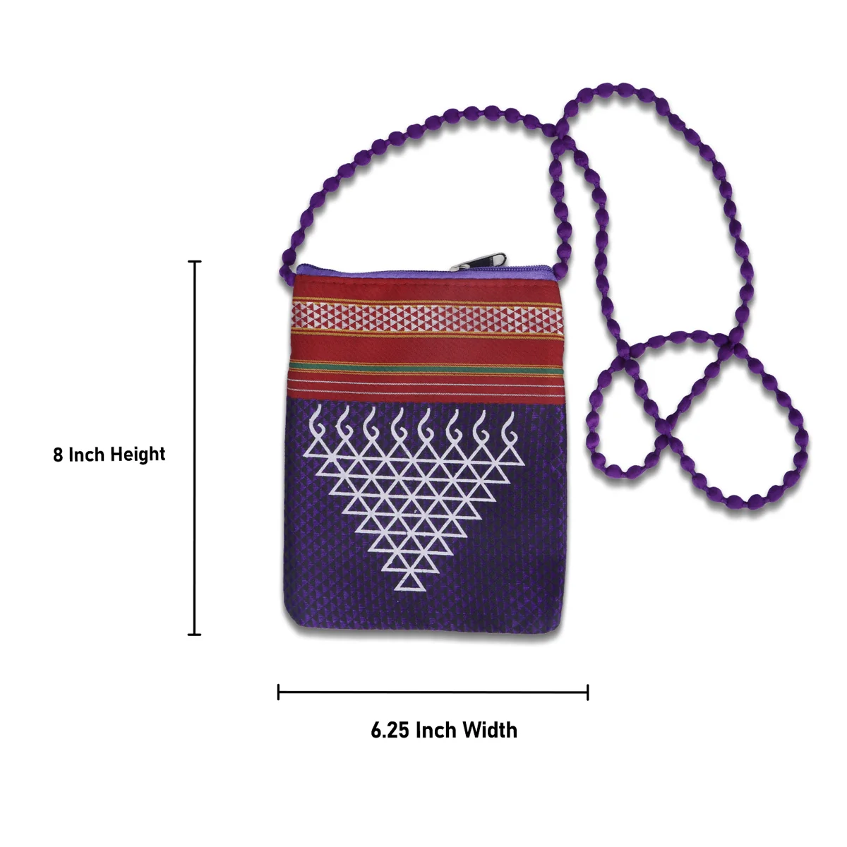 Ladies Hand Bag - 8 x 6.25 Inches | Ladies Side Bag/ Sling Bags for Women - Image 4
