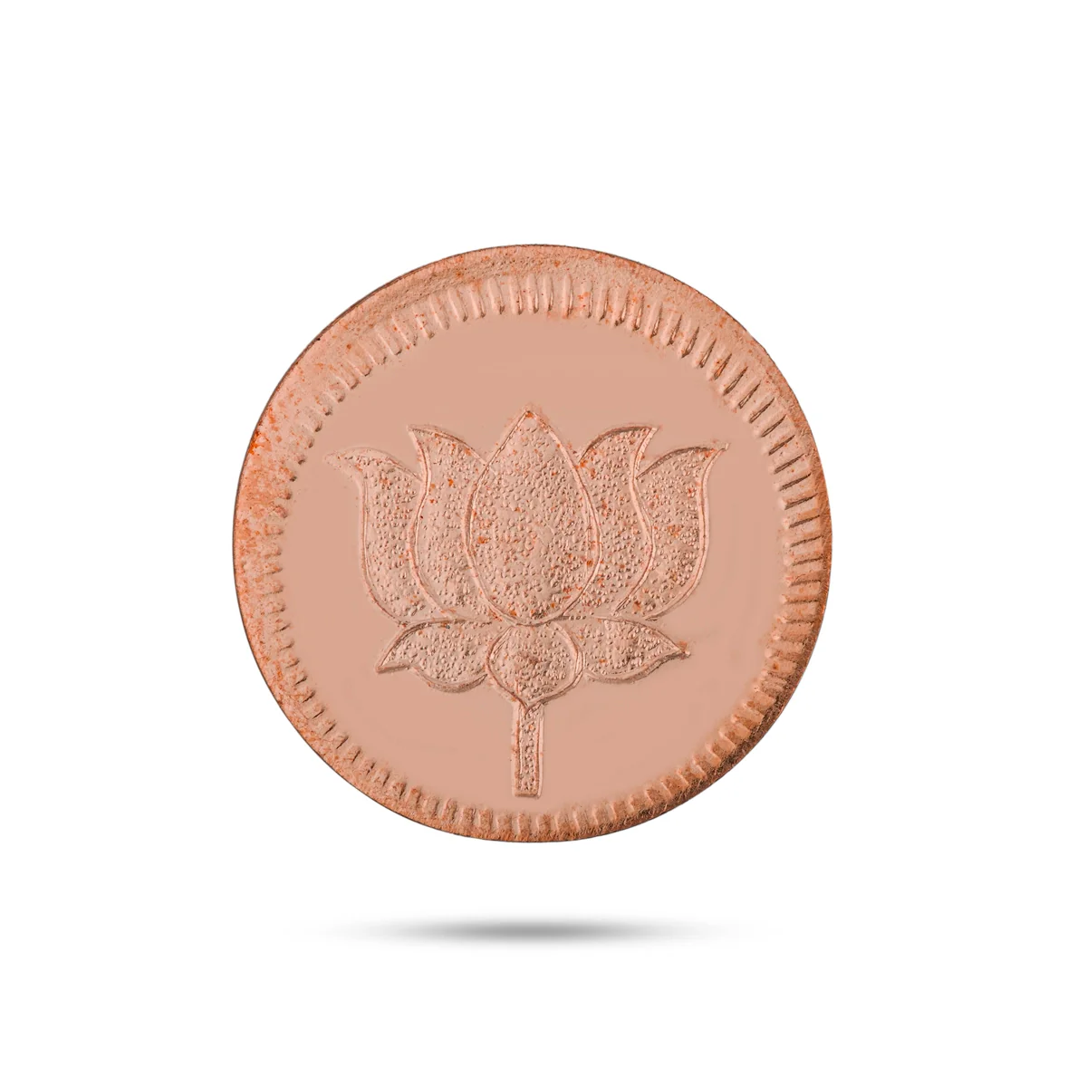 Lakshmi Pooja Coins Box - 108 Pcs | 1 x 3.5 Inches/ Copper Lakshmi Coins/ Laxmi Coins for Pooja - Image 4