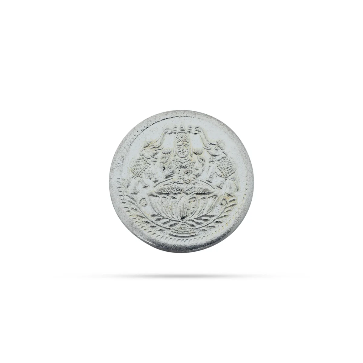Lakshmi Coin With Box | 108 Pcs/ Silver Polish Laxmi Coin/ White Metal Pooja Coin for Worship - Image 5