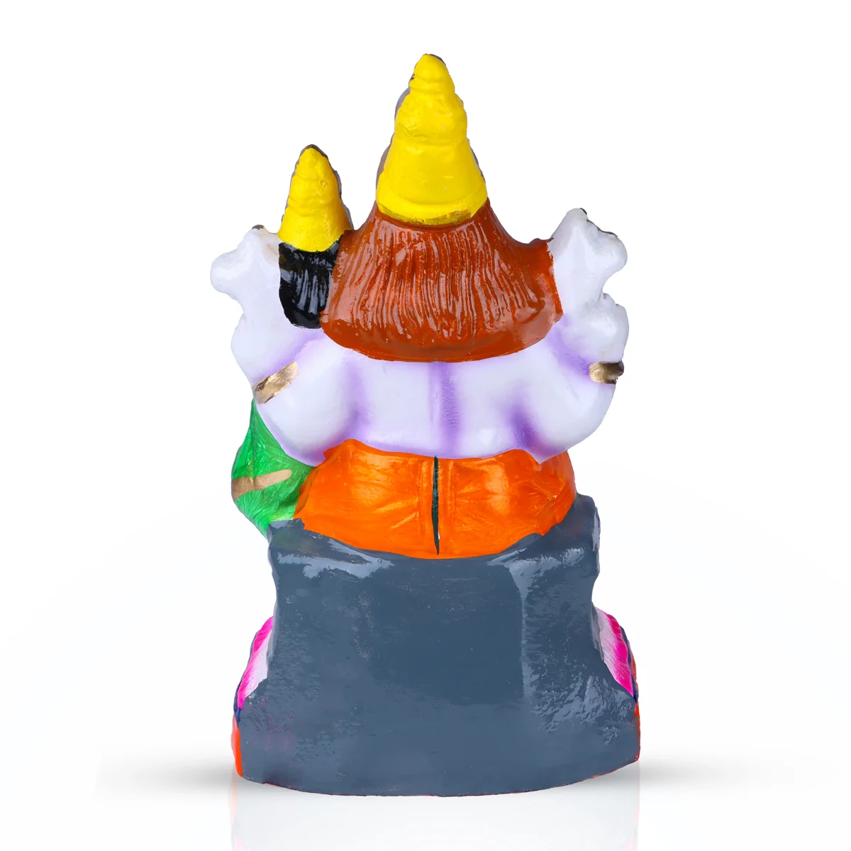 Lakshmi Hayagreevar Clay Golu Bommai - 10 x 5 Inches | Giri Golu Doll/ Navaratri Golu Bomma/Gombe/Bommai - Image 3