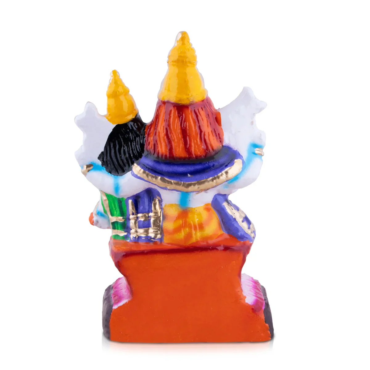 Lakshmi Hayagreevar Clay Golu Bommai - 7 x 5 Inches | Giri Golu Doll/ Navaratri Golu Bomma/Gombe/Bommai - Image 4