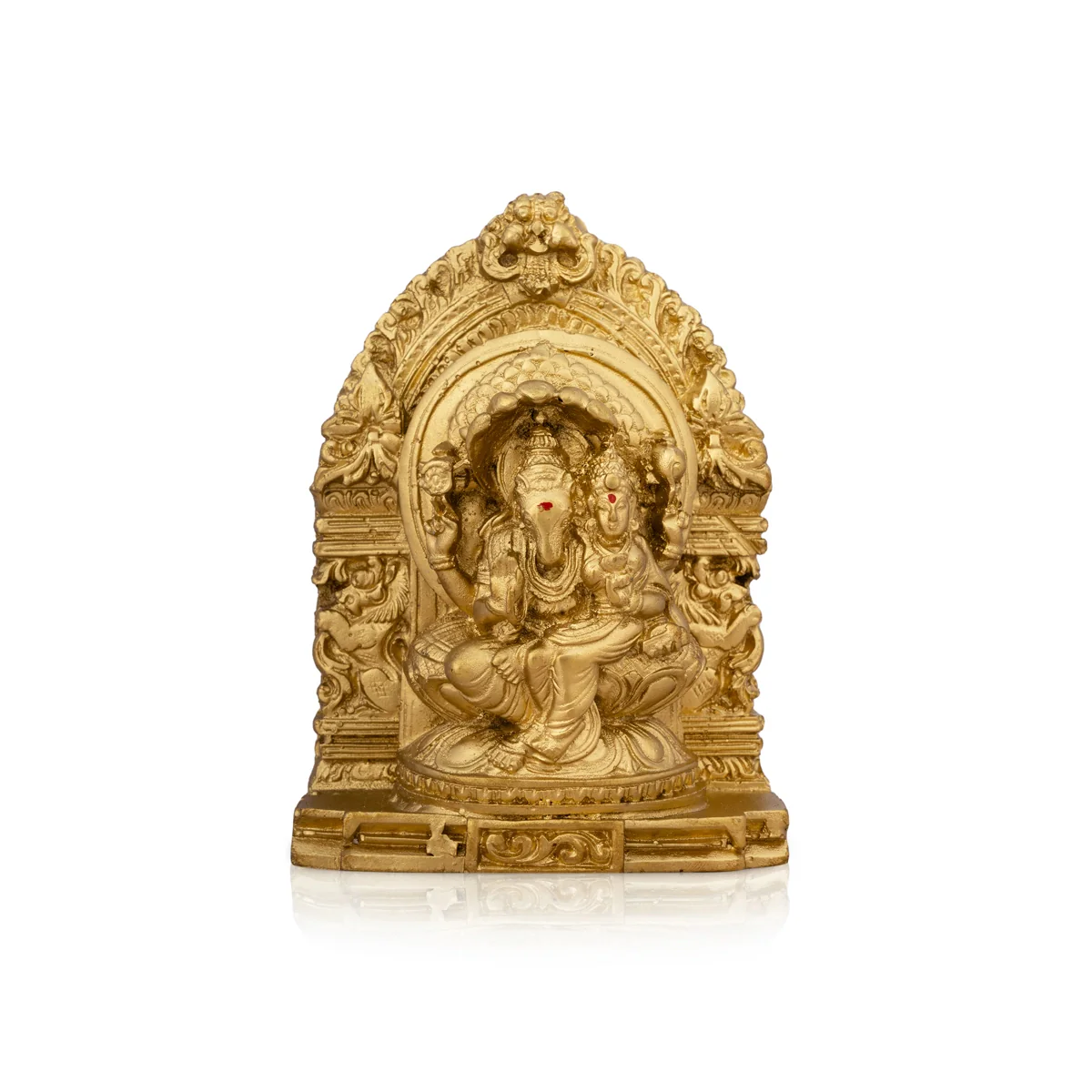 Lakshmi Hayagreevar Idol With Arch - 4.5 x 3.25 Inches | Resin Statue/ Lakshmi Hayagriva Statue for Pooja/ 266 Gms - Image 2