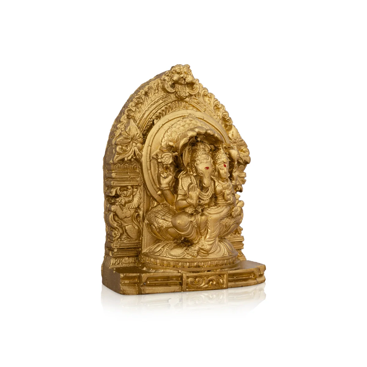 Lakshmi Hayagreevar Idol With Arch - 4.5 x 3.25 Inches | Resin Statue/ Lakshmi Hayagriva Statue for Pooja/ 266 Gms - Image 4