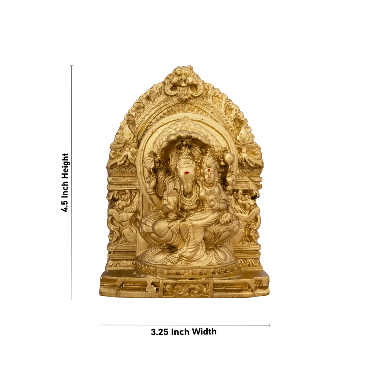 Lakshmi Hayagreevar Idol With Arch - 4.5 x 3.25 Inches | Resin Statue/ Lakshmi Hayagriva Statue for Pooja/ 266 Gms - Image 5