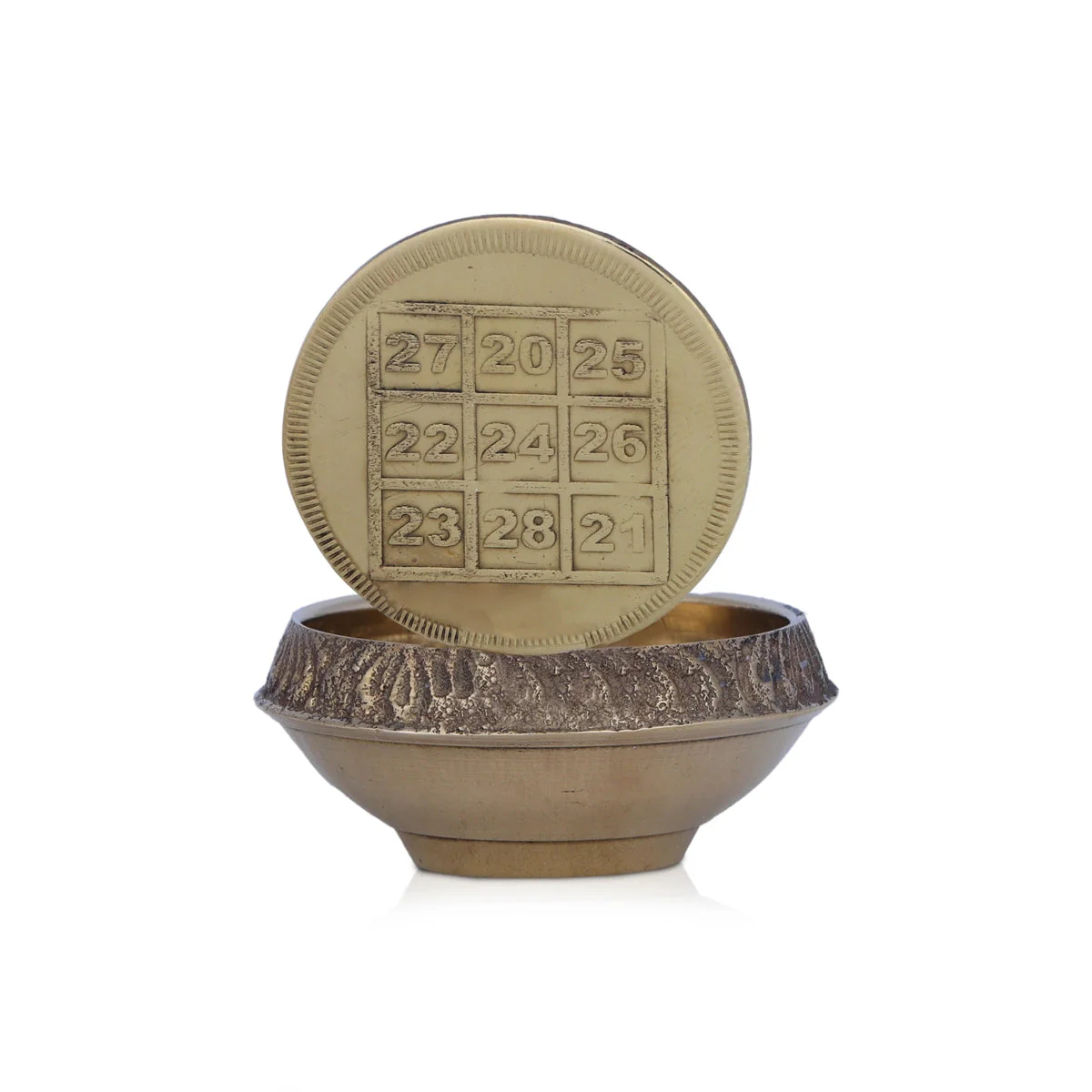 Lakshmi Kuber Deepam - 1 Coin - Brass - 34 Gms - Image 4