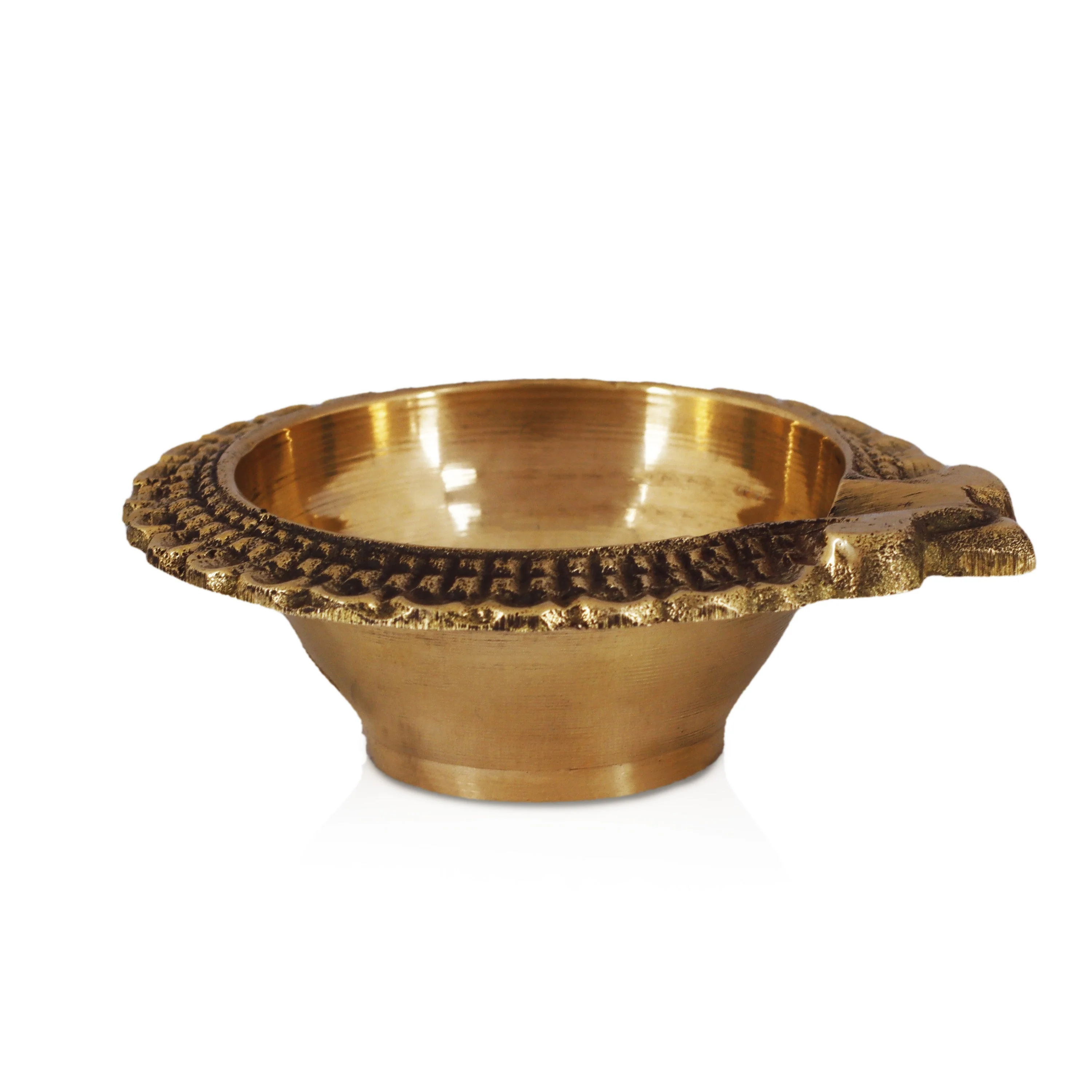 Lakshmi Kubera Vilakku - 1 x 2.5 Inches | Brass Laxmi Kubera Deepam/ Kuber Lakshmi Vilakku for Pooja - Image 7