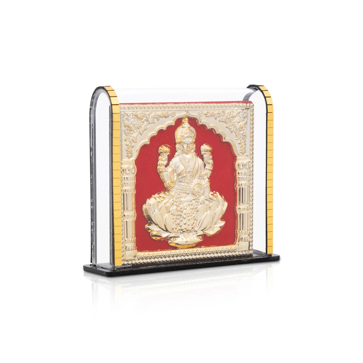 Lakshmi Murti Acrylic Photo Frame - 2.75 x 3 Inches | Acrylic Picture Frame/ Acrylic Photo Stand for Car - Image 4