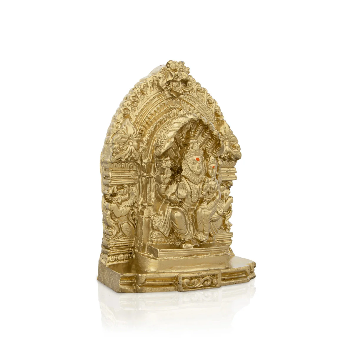 Lakshmi Narasimhar Idol With Arch | Lakshmi Narasimhar Statue/ Resin Statue for Pooja - Image 2