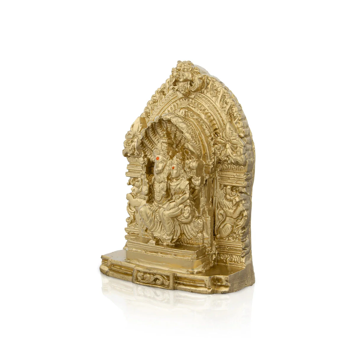 Lakshmi Narasimhar Idol With Arch | Lakshmi Narasimhar Statue/ Resin Statue for Pooja - Image 3