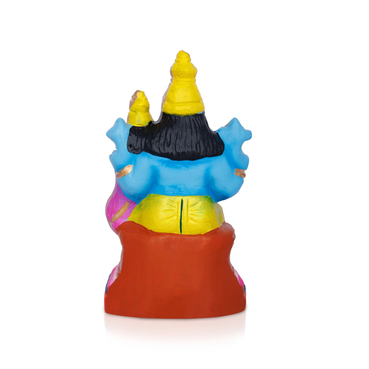 Lakshmi Narayanan Clay Golu Bommai - 10 X 5 Inches | Navaratri Golu Gombe/ Giri Golu Doll/ Navratri Decoration - Image 5