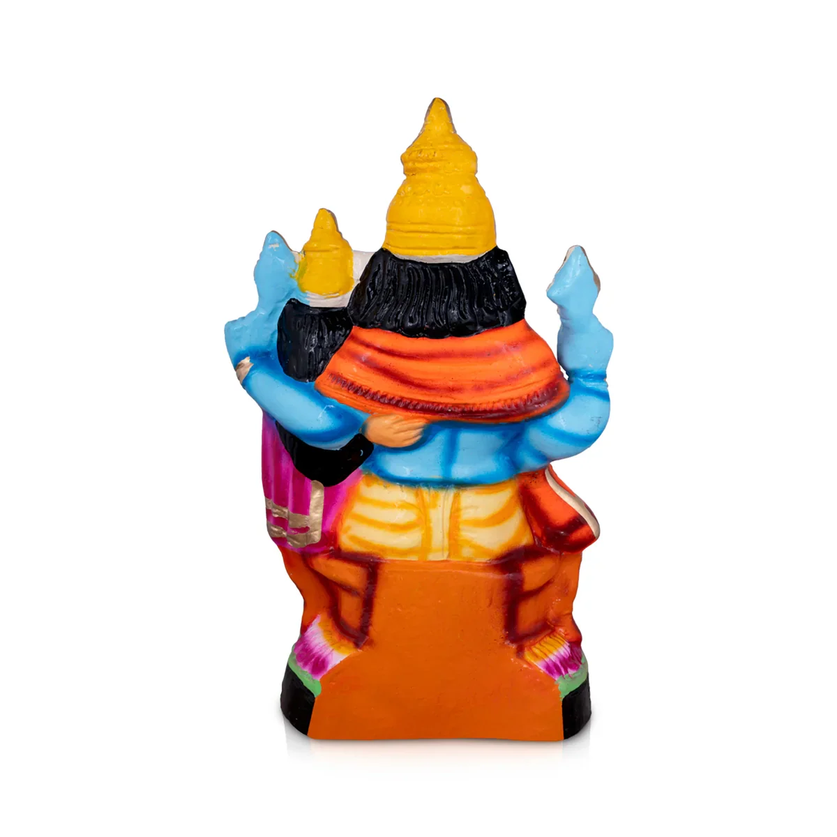 Lakshmi Narayanan Paper Mache Golu Bommai - 12 x 8.5 Inches | Giri Golu Doll/ Navaratri Golu Bomma/Gombe/Bommai - Image 4
