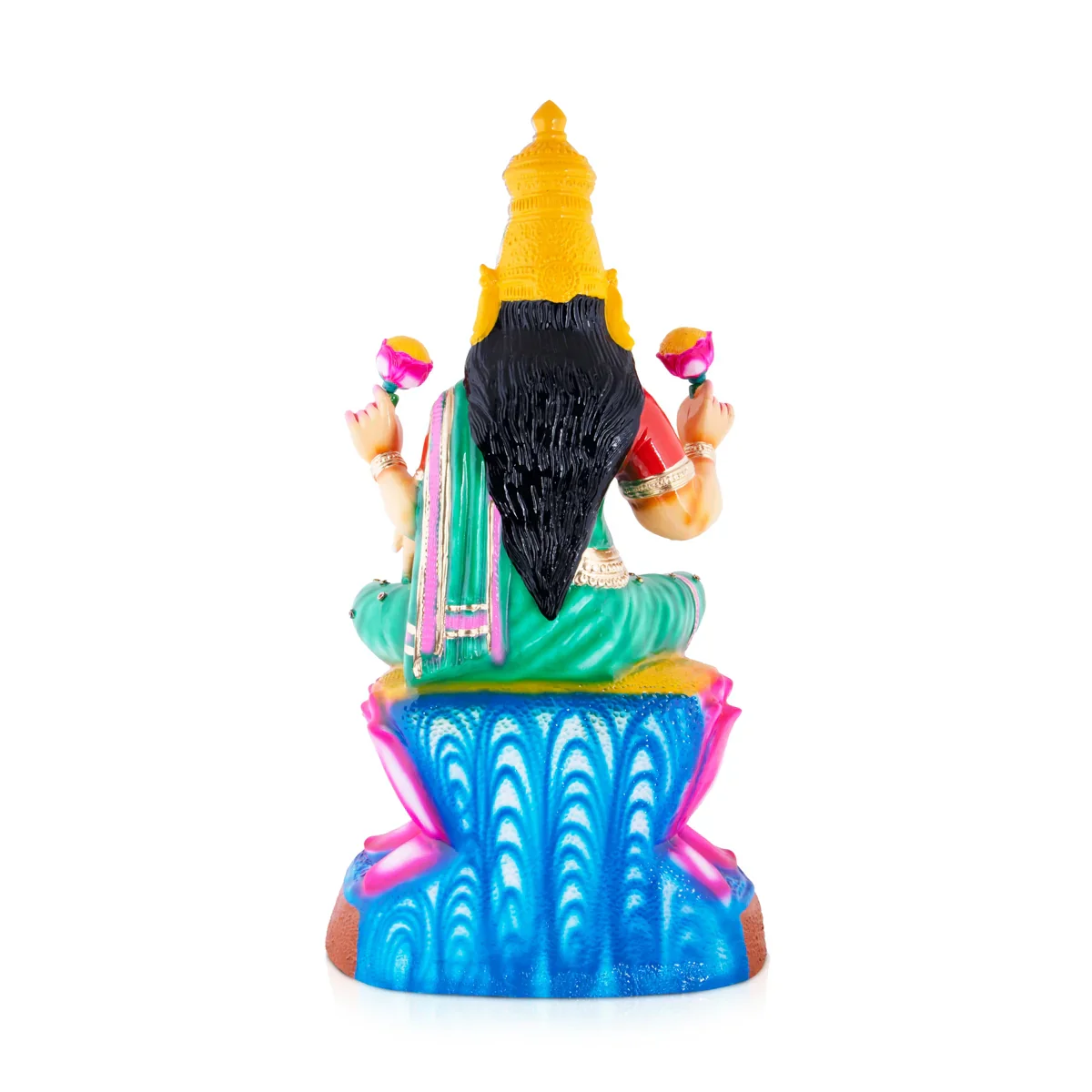 Lakshmi Paper Mache Golu Bommai - 32 x 16 Inches | Giri Golu Doll/ Navaratri Golu Bomma/Gombe/Bommai - Image 4