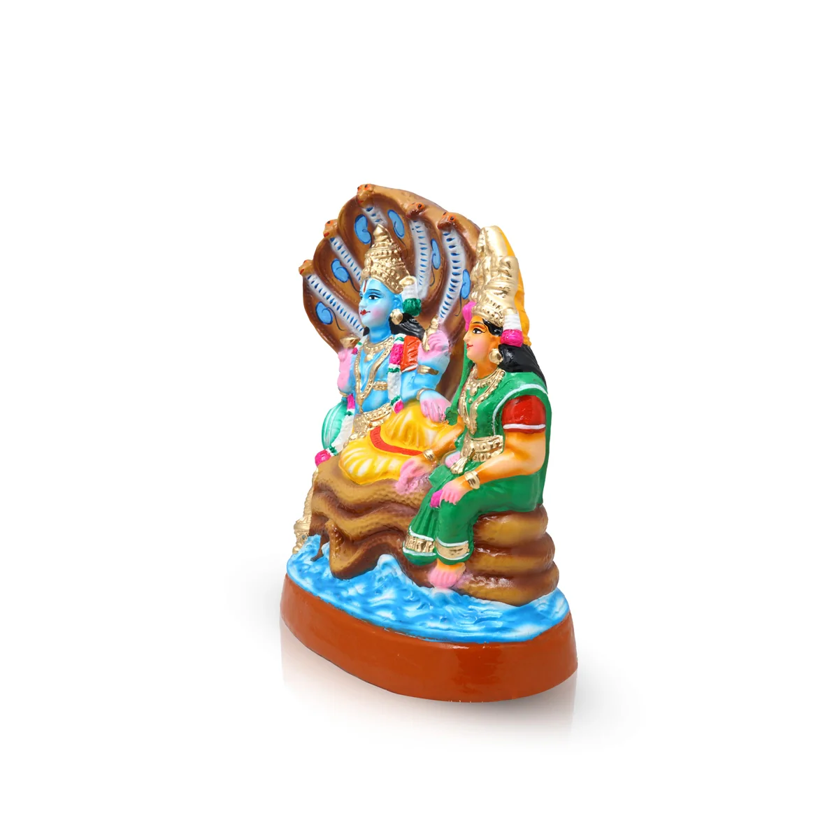 Lakshmi Ranganathar Paper Mache Golu Bommai - 14 x 11 Inches | Giri Golu Doll/ Navaratri Golu Bomma/Gombe - Image 2