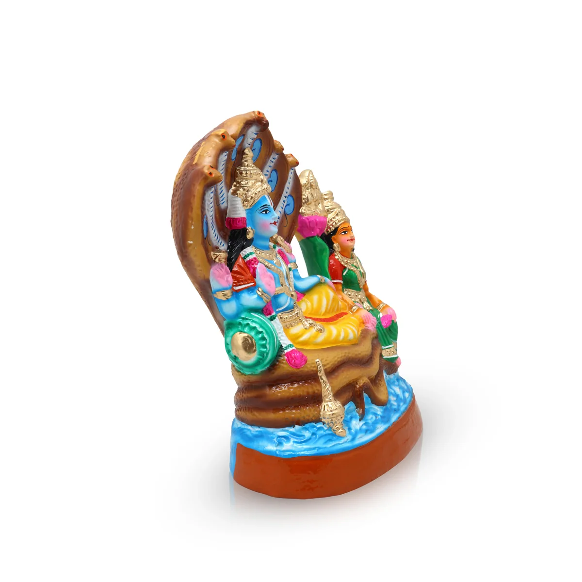 Lakshmi Ranganathar Paper Mache Golu Bommai - 14 x 11 Inches | Giri Golu Doll/ Navaratri Golu Bomma/Gombe - Image 3