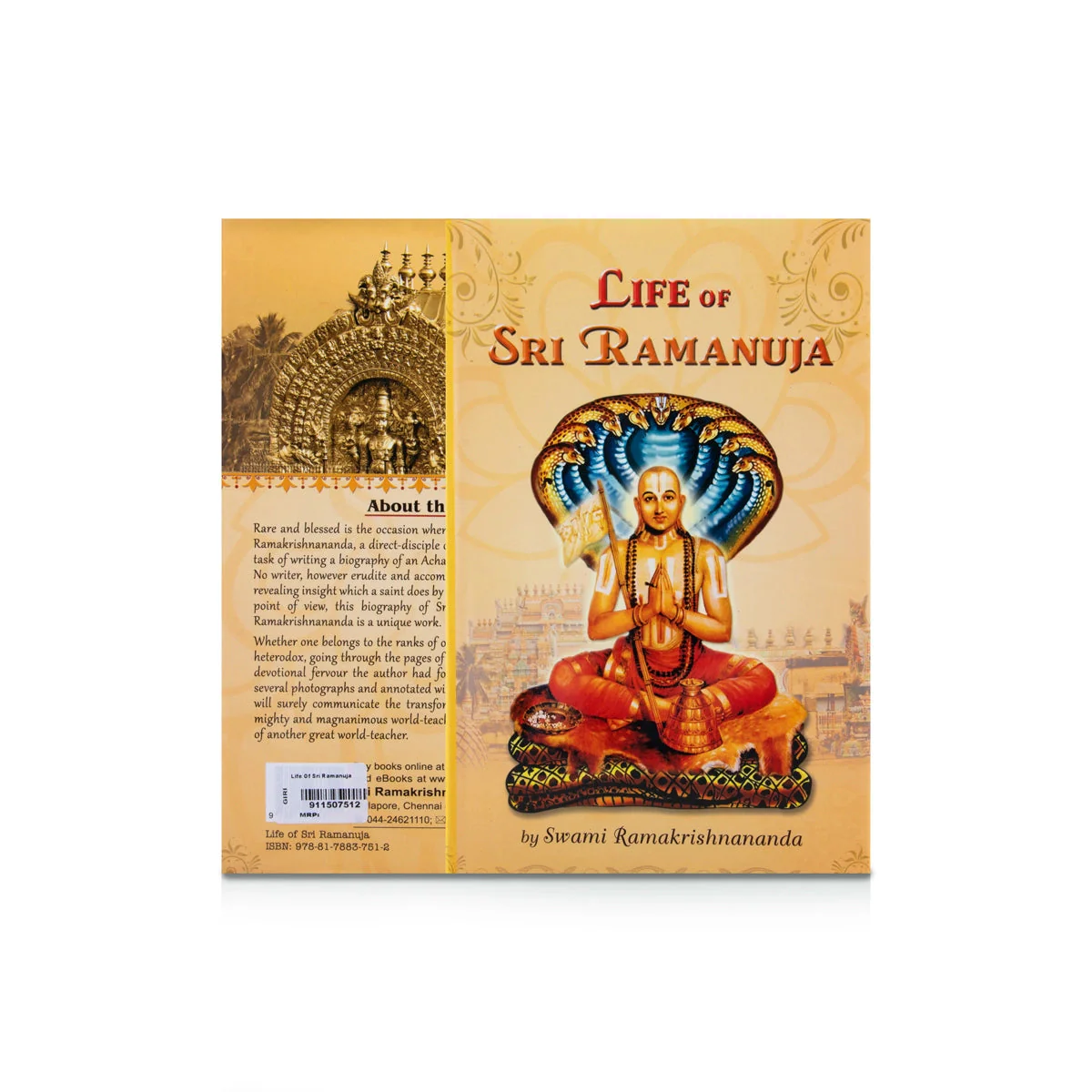 Life Of Sri Ramanuja - English | By Swami Ramakrishnananda/ Biographical Book For Inspirational Reading