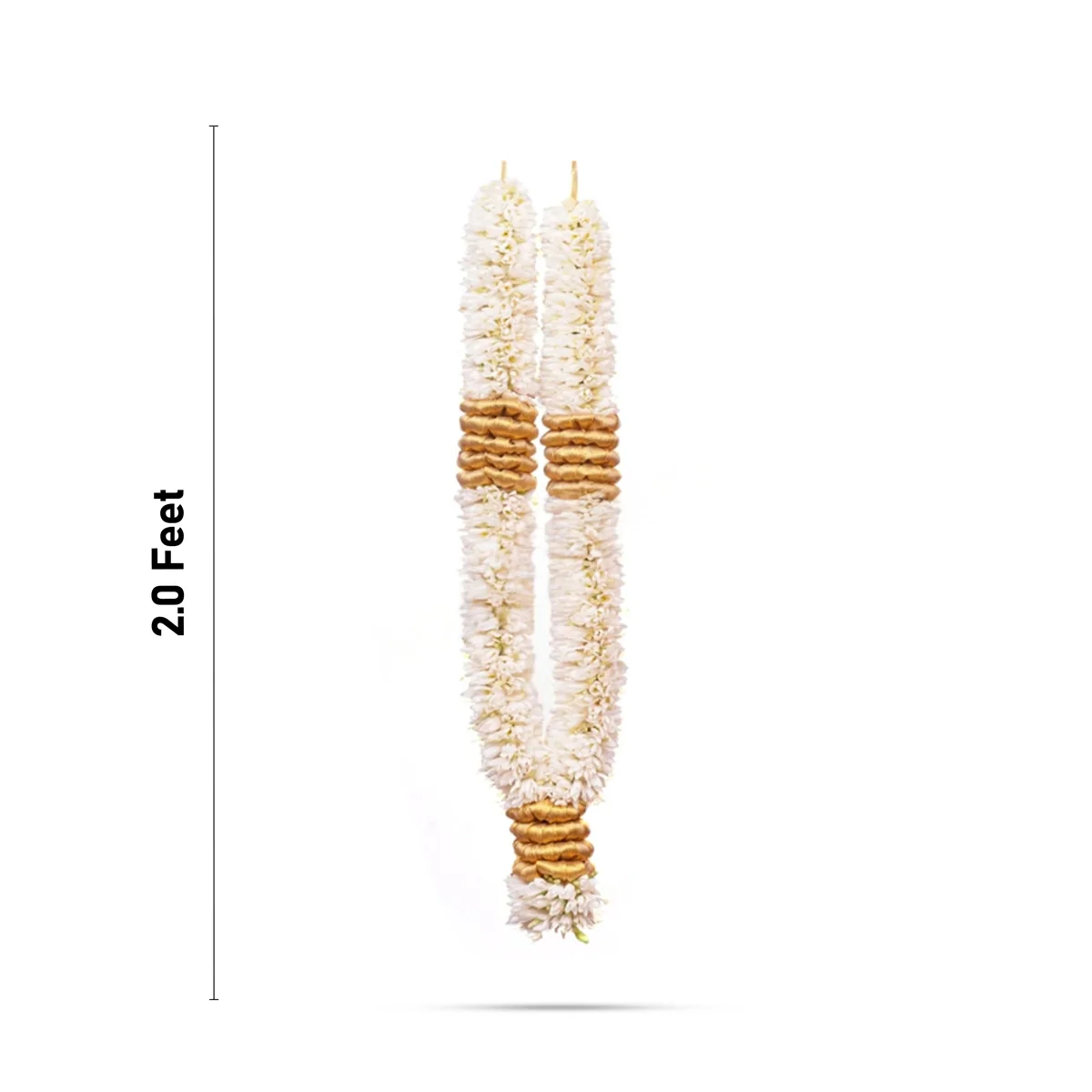 Lily Garland - 2 Feet | Lily Flower Garland/ Lily Mala/ Fresh Floral Garland for Wedding & Temple - Image 2