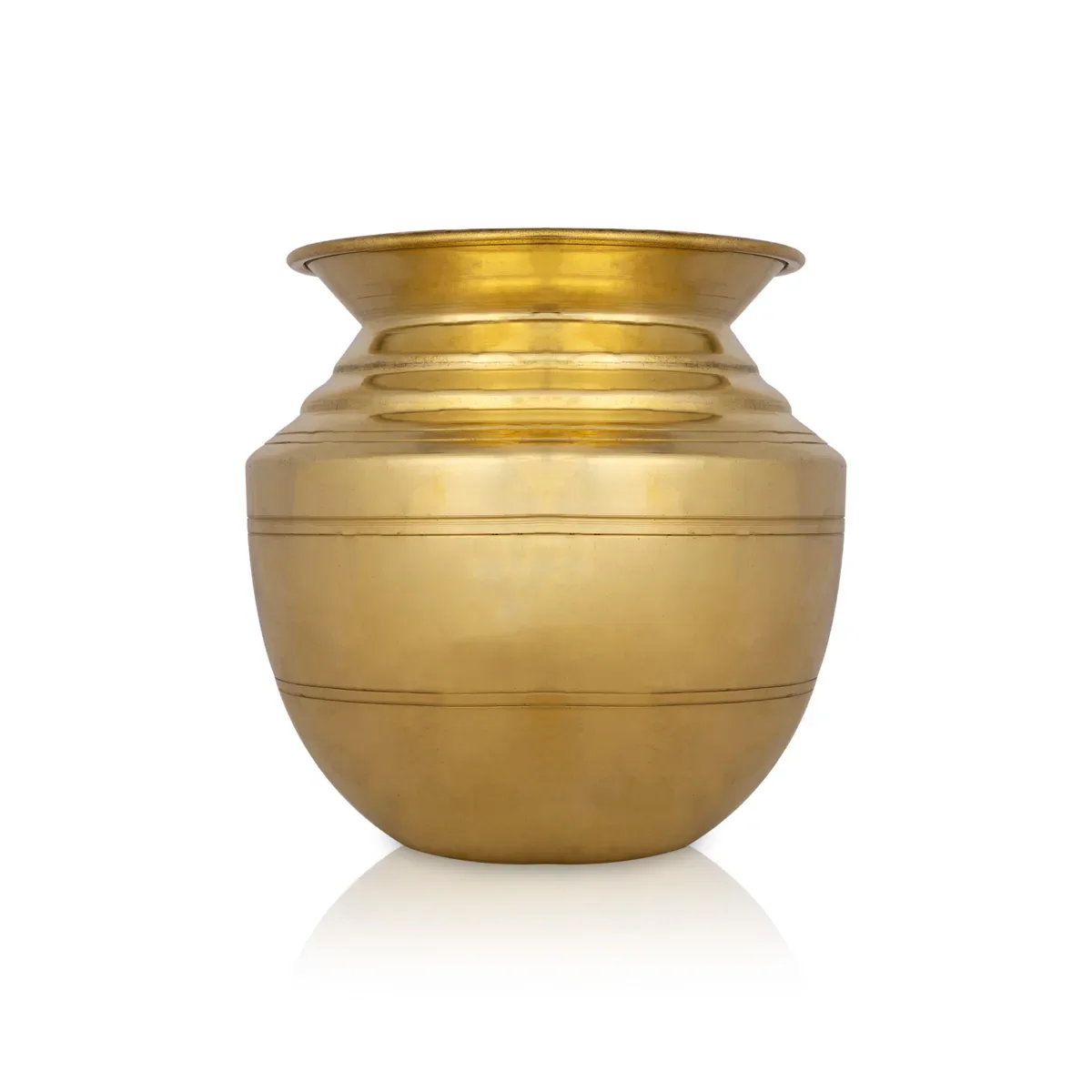 Lota - 6 x 5 Inches | Brass Chombu/ Brass Kalash/ Pooja Pot for Home - Image 2