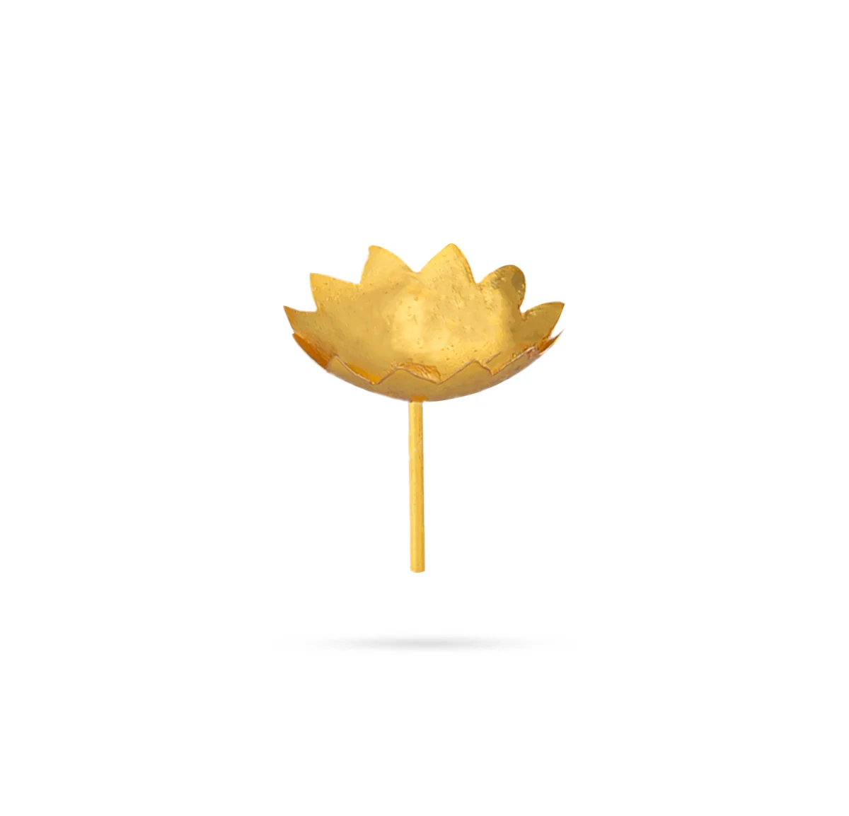 Lotus Design Flower | Archana Flower/ 108 Pcs/ Gold Polish Flower for Pooja - Image 3