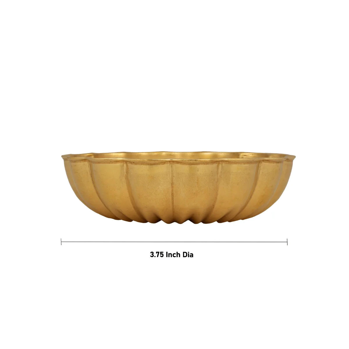 Agarbathi Stand With Bowl - 3.75 Inches | Lotus Shape Bowl/ Brass Incense Stick Holder/ Agarbatti Holder For Pooja - Image 3
