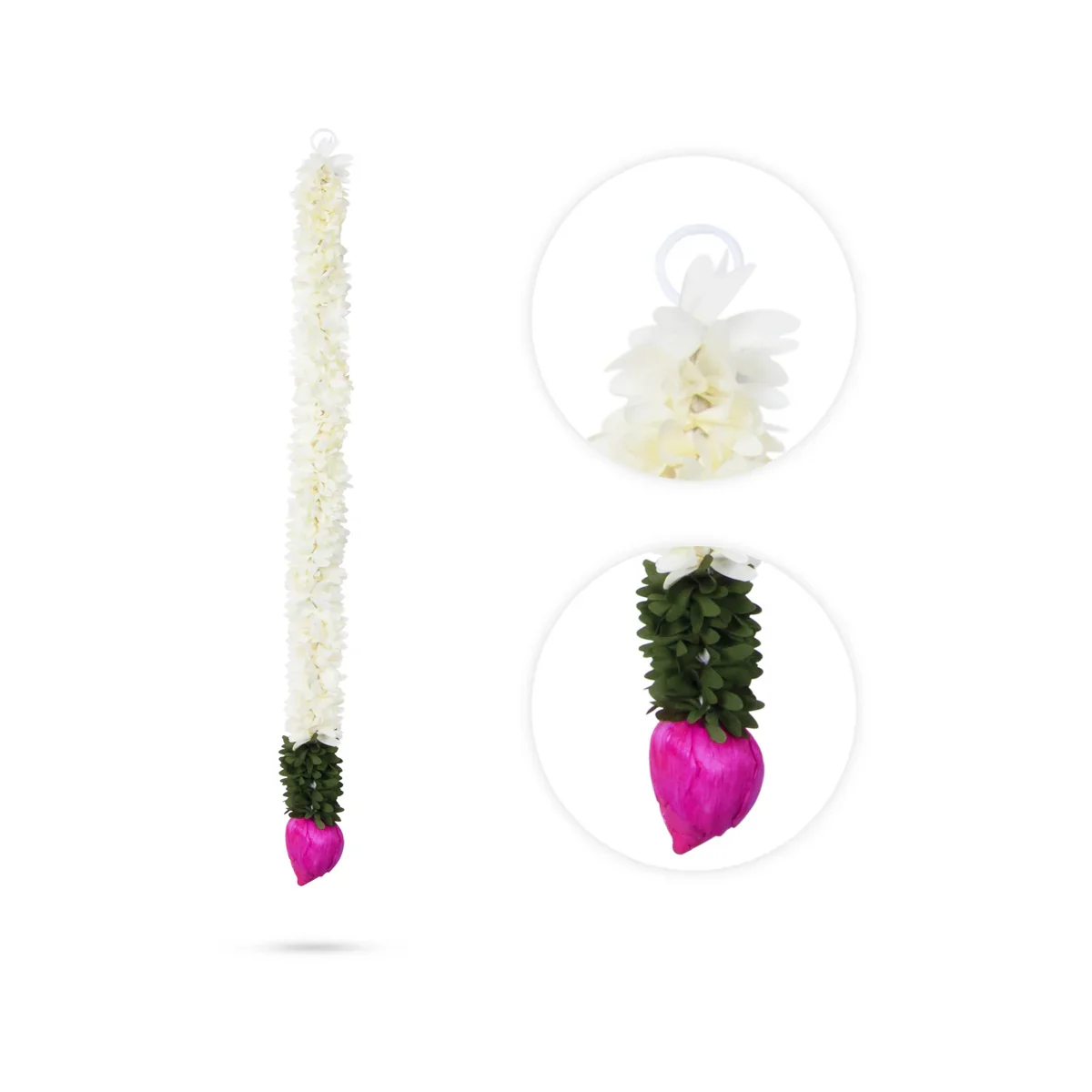 Lotus Strings - 14 Inches | Artificial Flower Toran/ Artificial Door Toran for Home Decor - Image 2